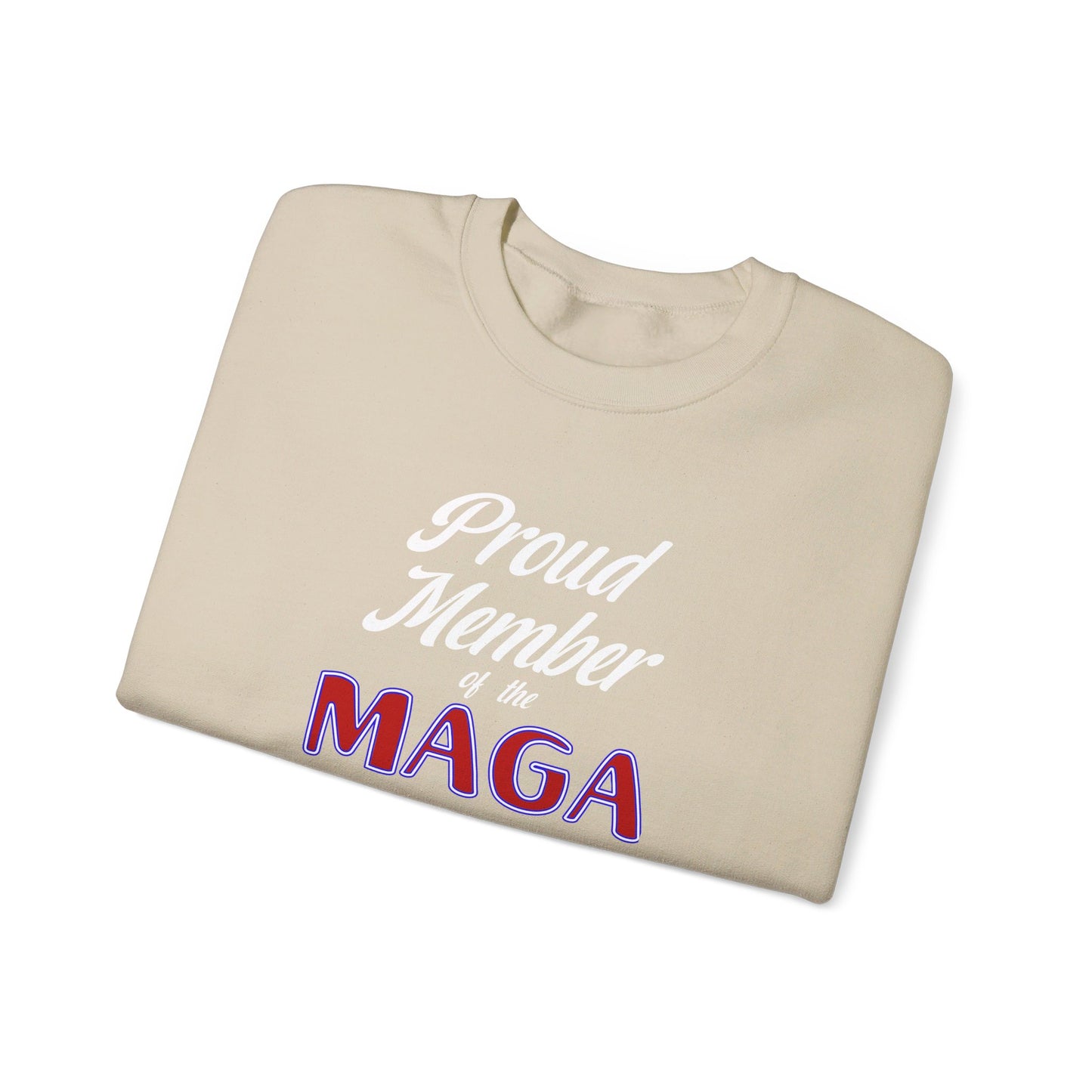 Crewneck Sweatshirt - Unisex Heavy Blend™ - Proud Member of the MAGA Club by Lynn Salem Creates