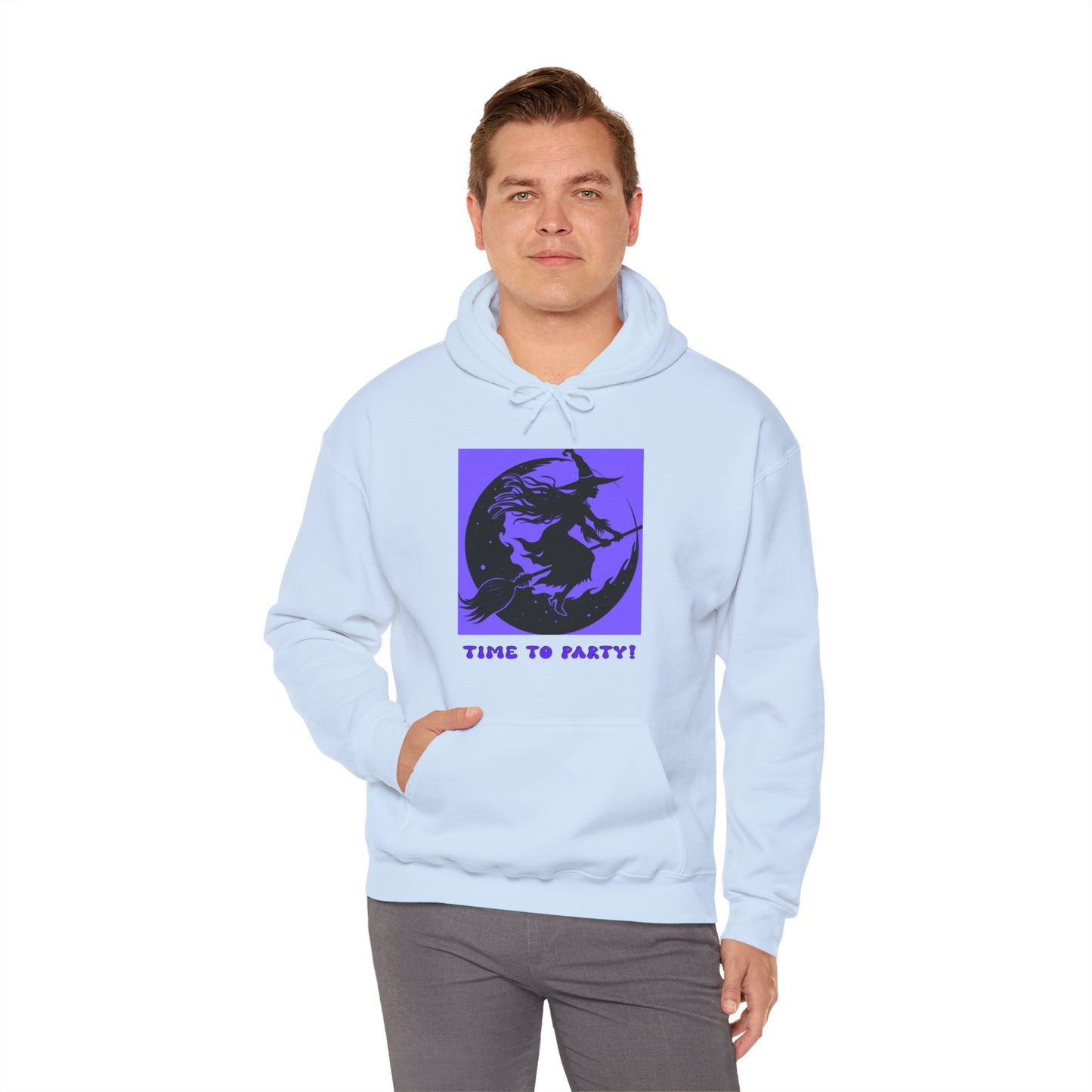Hooded Sweatshirt-Unisex Heavy Blend™ - Time To Party Design by Lynn Salem Creates