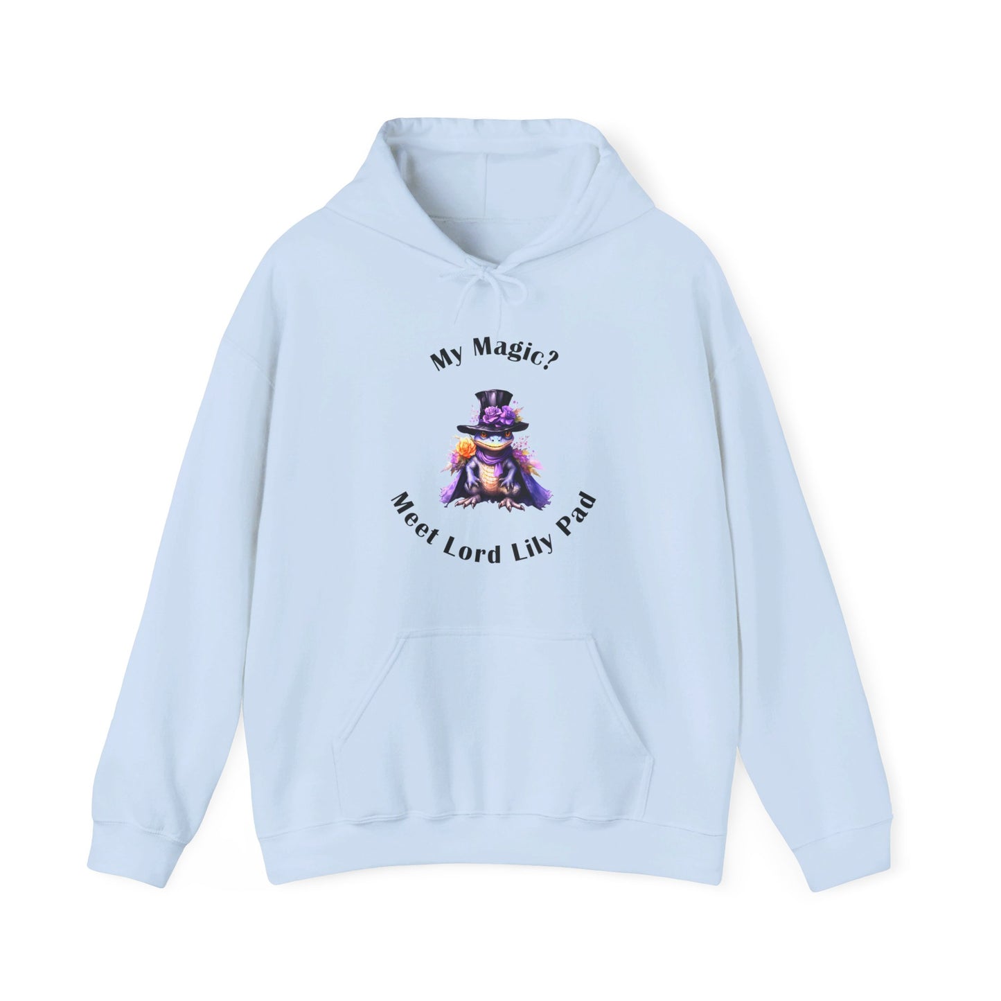 Hooded Sweatshirt-Unisex Heavy Blend™ -Meet Lord Lily Pad by Lynn Salem Creates