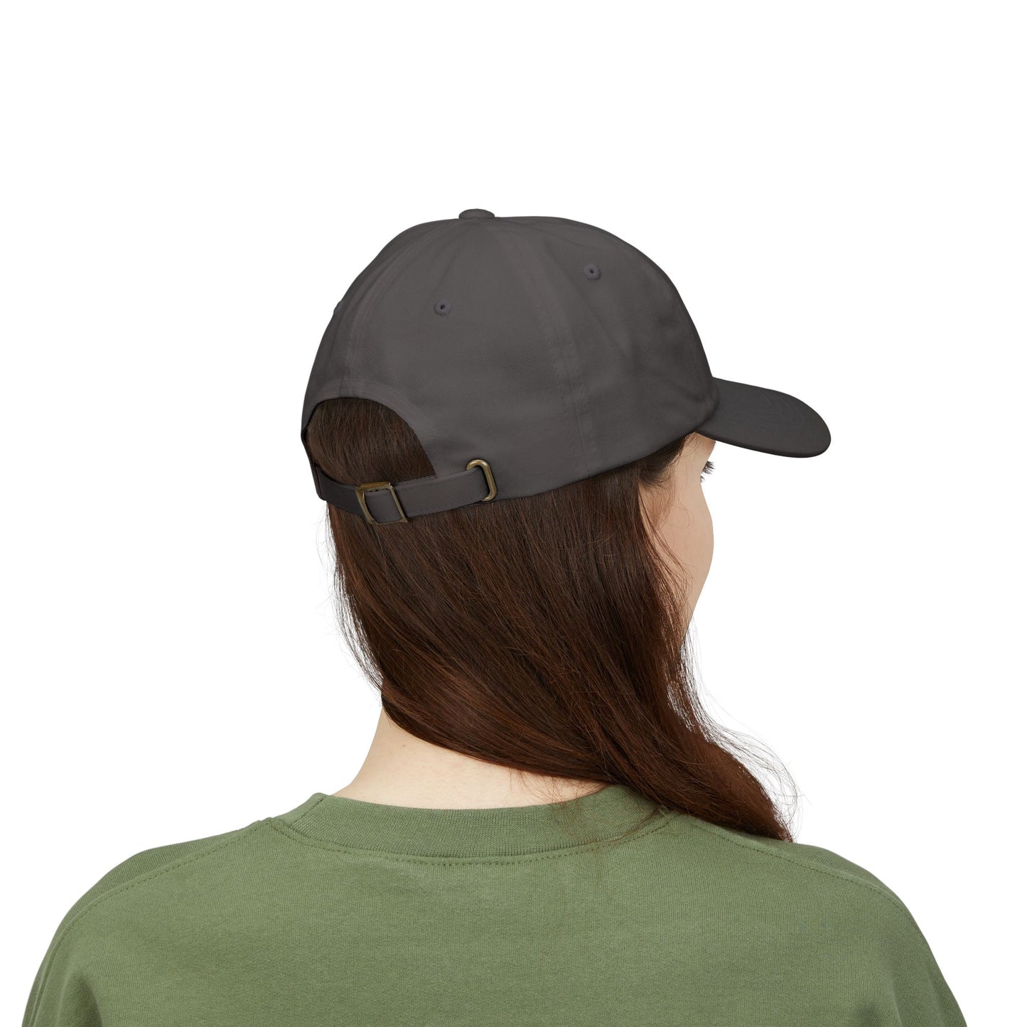 Embroidered Classic Dad Cap - The "Old Lady" formerly known as a Tiger -white font - designed by Lynn Salem Creates