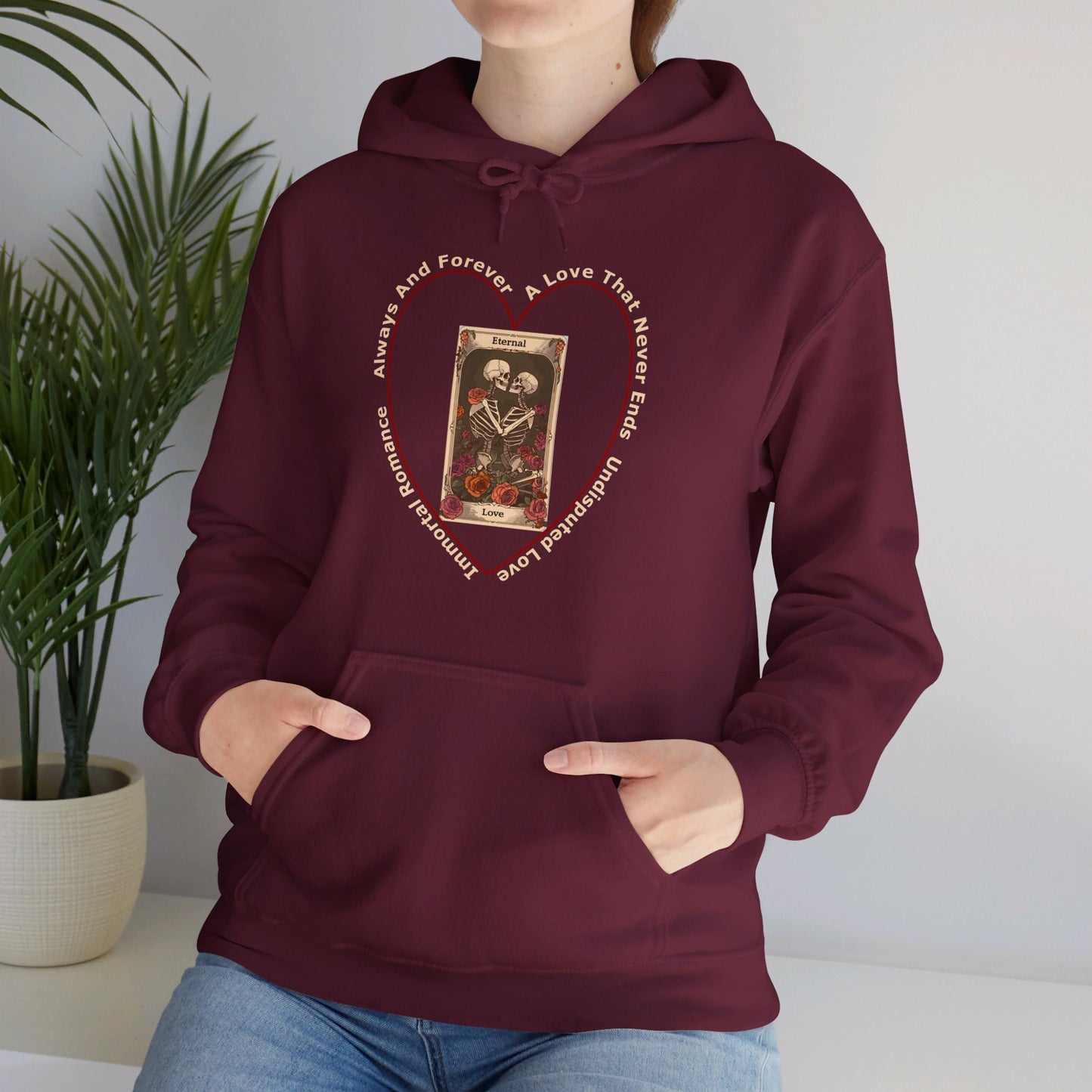 Hooded Sweatshirt-Unisex Heavy Blend™ - Eternal Love 2 by Lynn Salem Creates