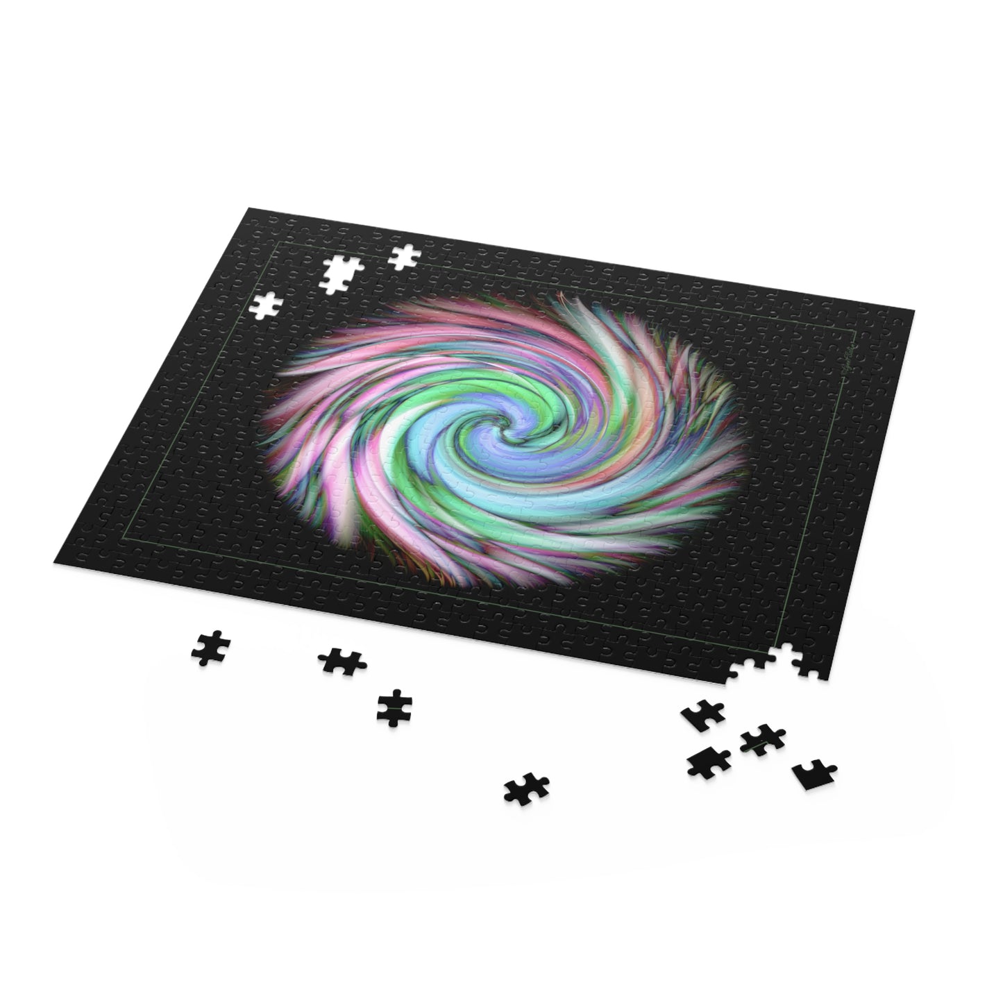 Jigsaw Puzzle - Pinwheel - (14 in x 11 in 252pcs, 20 in x 16 in 500pcs) by Lynn Salem Creates
