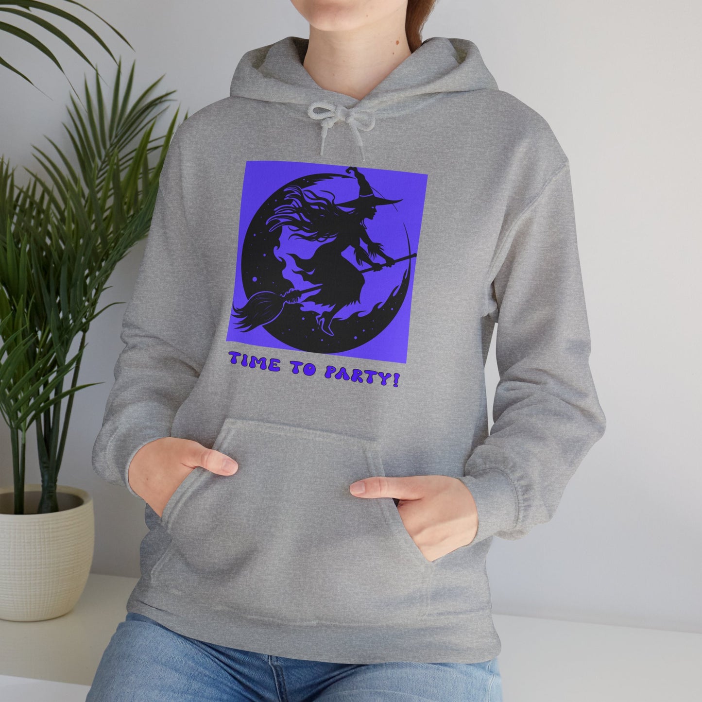 Hooded Sweatshirt-Unisex Heavy Blend™ - Time To Party Design by Lynn Salem Creates