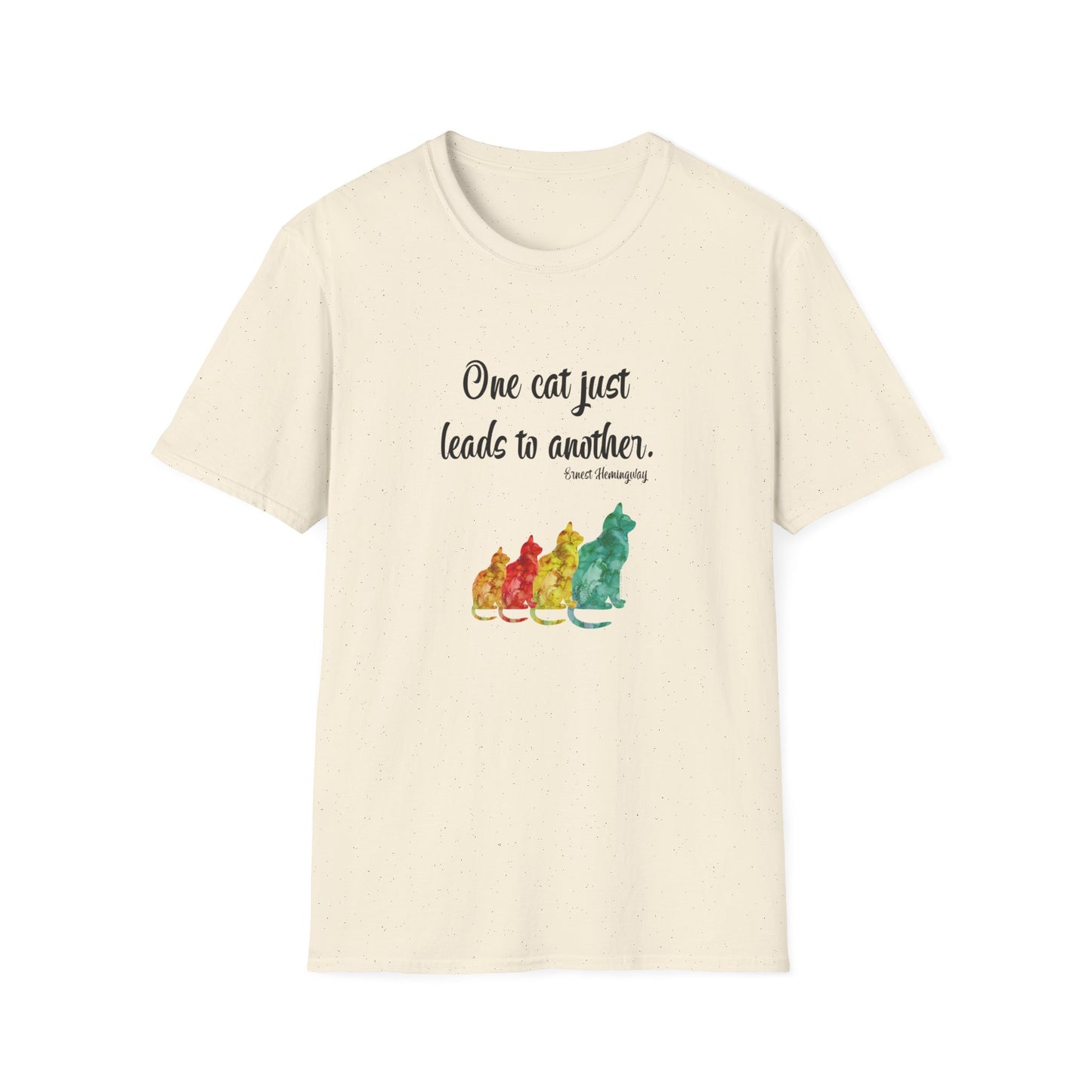 T-Shirt - Unisex Softstyle - One Cat