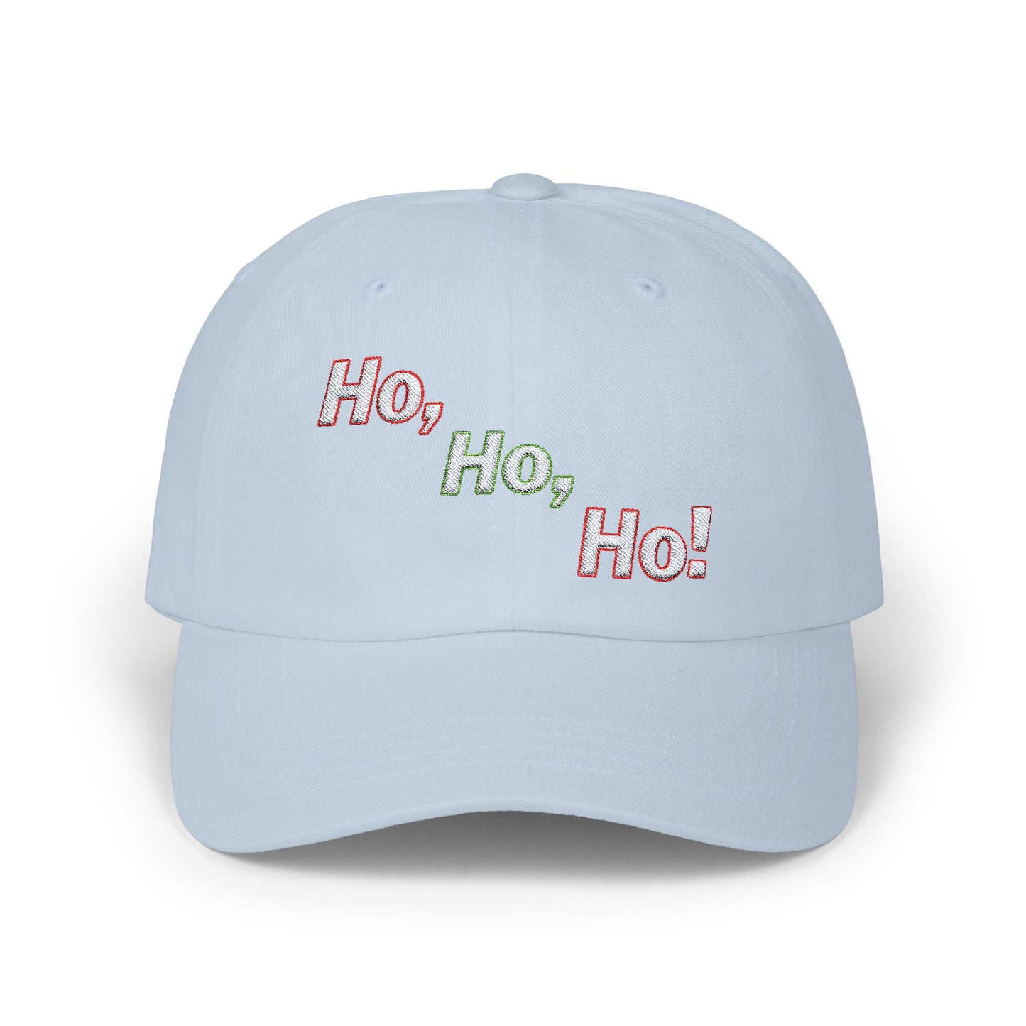 Embroidered Classic Dad Cap - Ho, Ho, Ho! by Lynn Salem Creates