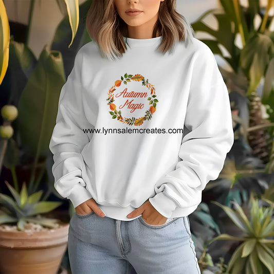 Crewneck Sweatshirt - Autumn Magic by Lynn Salem Creates