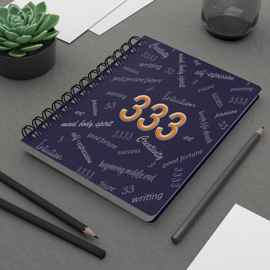 Angel-Spiritual Number 333 Journal by Lynn Salem Creates