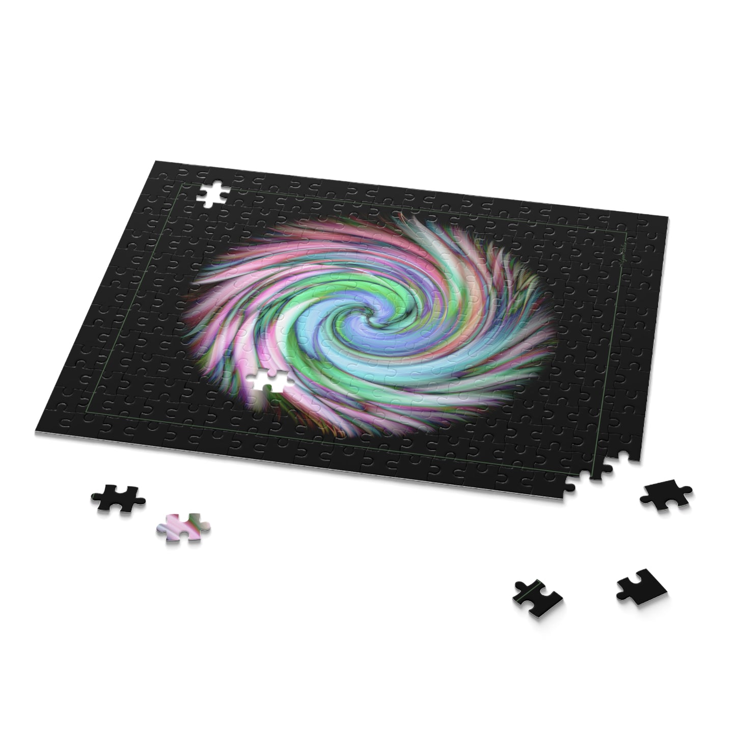 Jigsaw Puzzle - Pinwheel - (14 in x 11 in 252pcs, 20 in x 16 in 500pcs) by Lynn Salem Creates