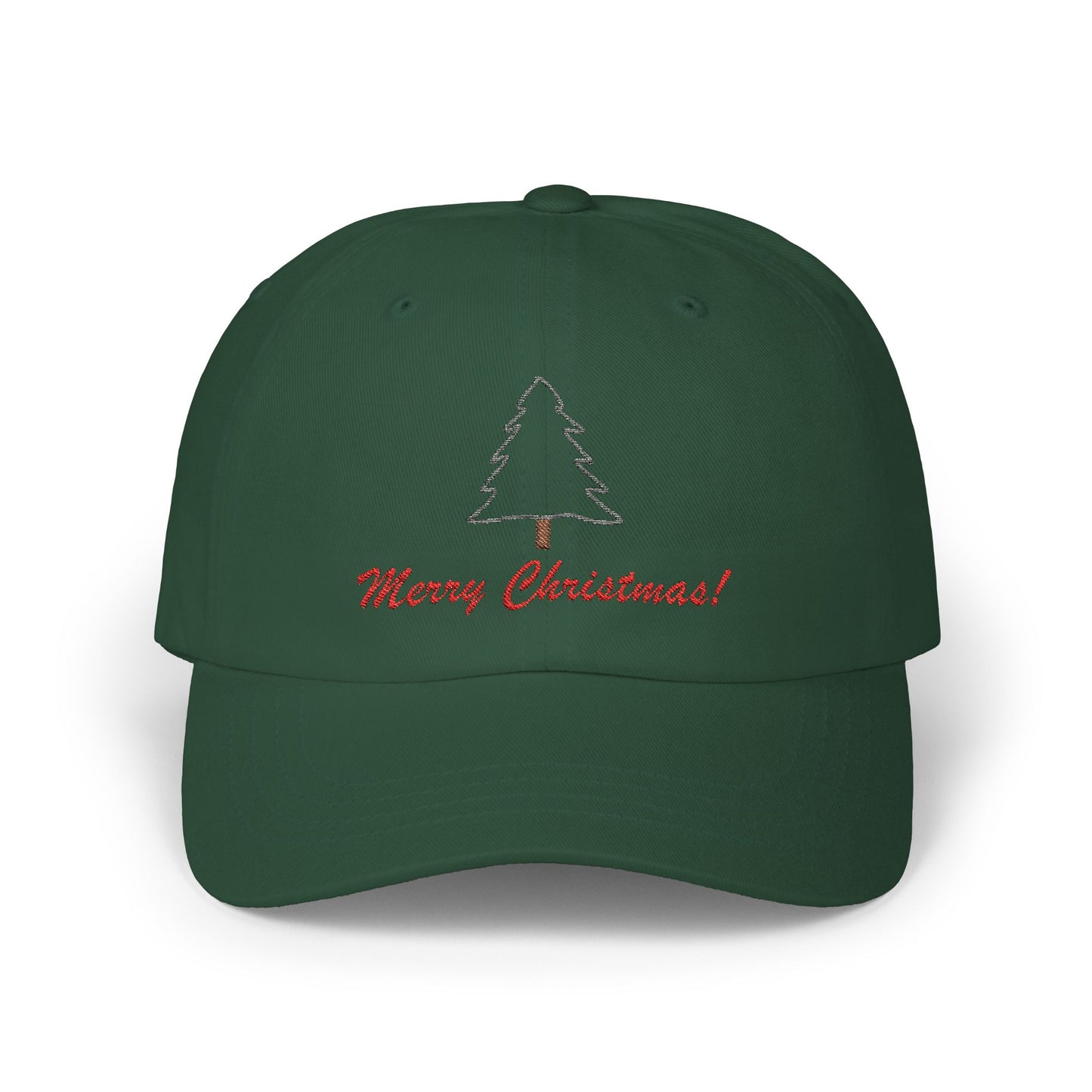 Embroidered Classic Dad Cap - Merry Christmas! by Lynn Salem Creates
