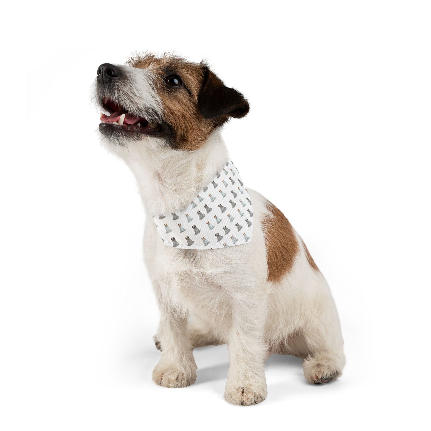 Pet Bandana Collar - Halloween (Dog Ghosts) by Lynn Salem Creates
