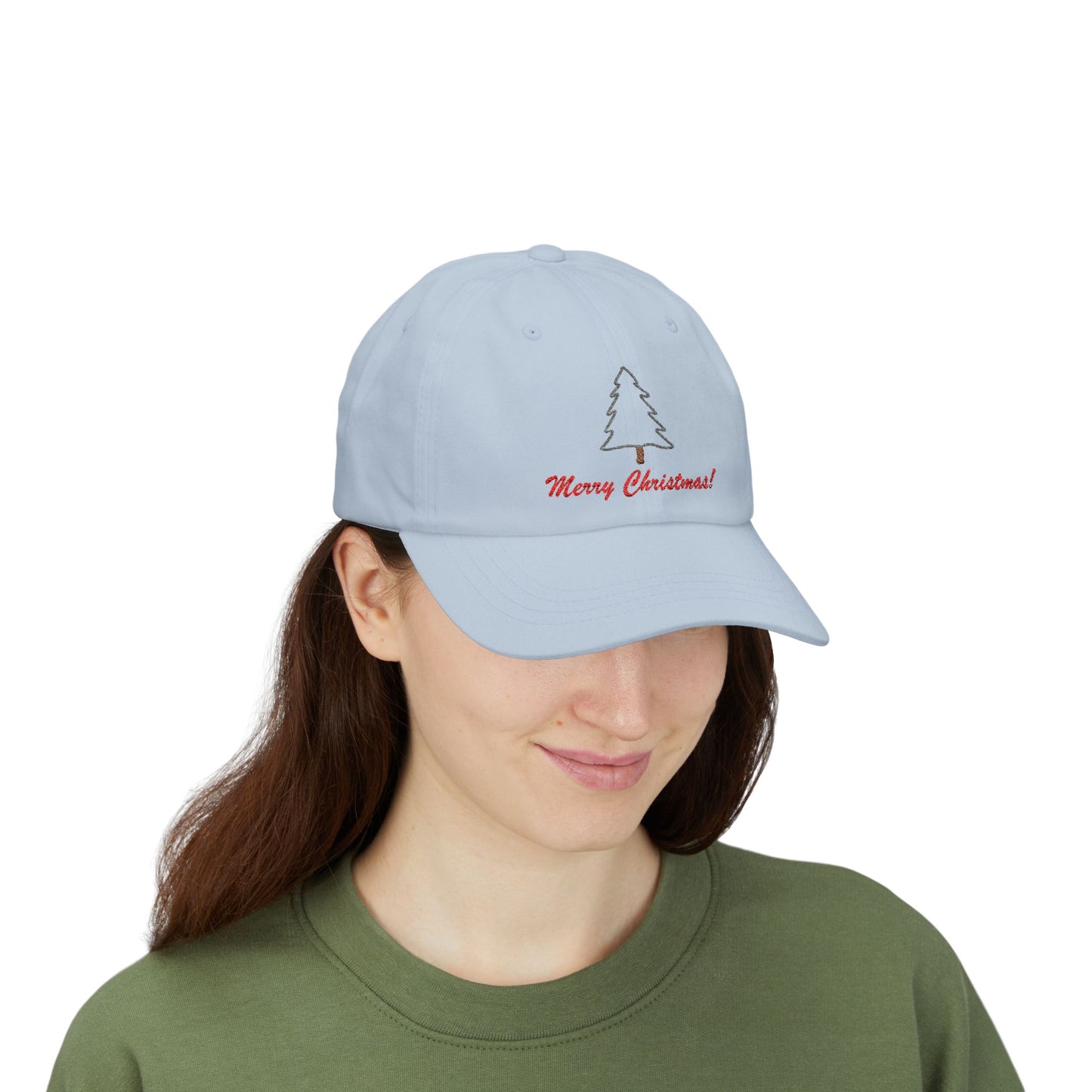 Embroidered Classic Dad Cap - Merry Christmas! by Lynn Salem Creates