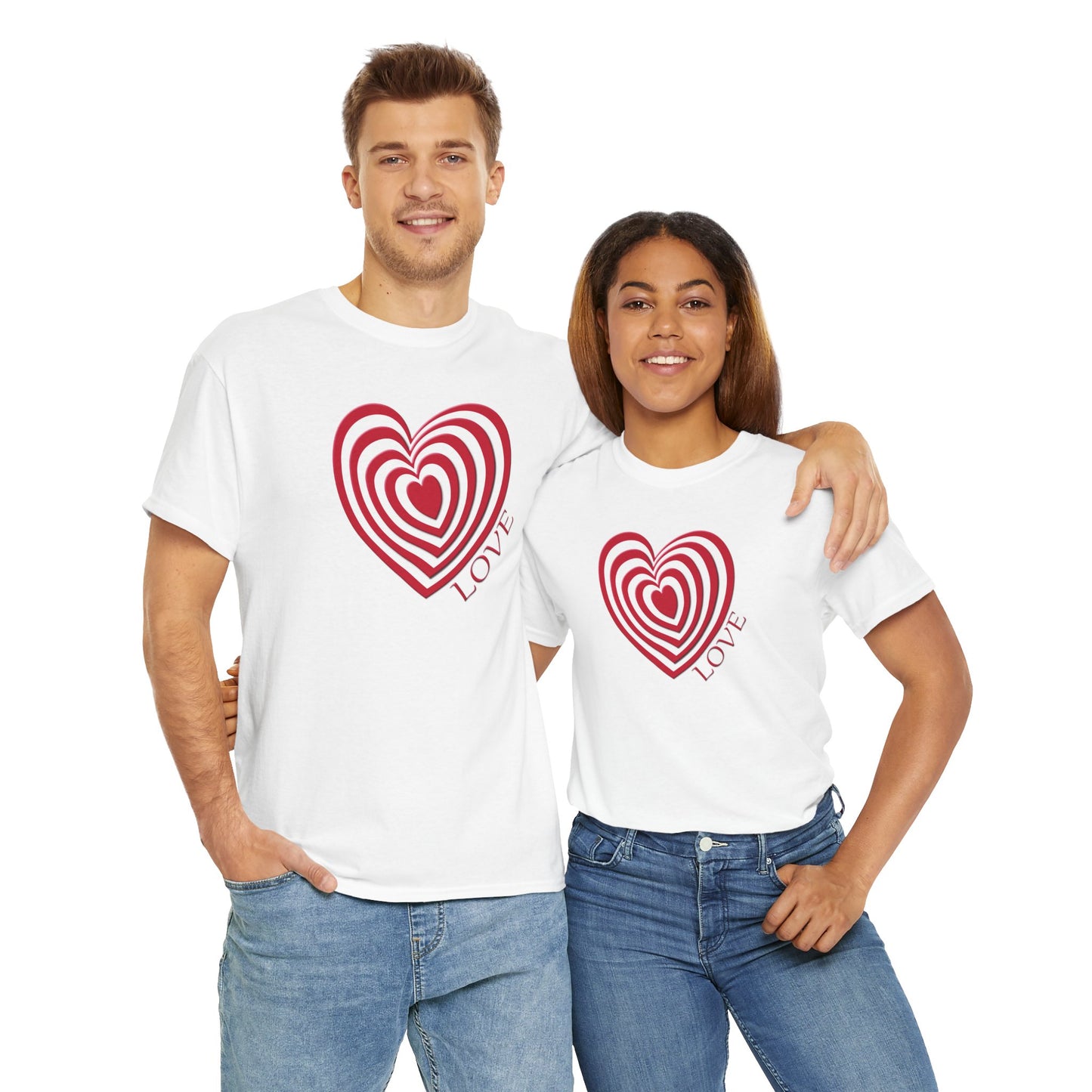 Love Unbalanced unisex T-shirt by Lynn Salem Creates