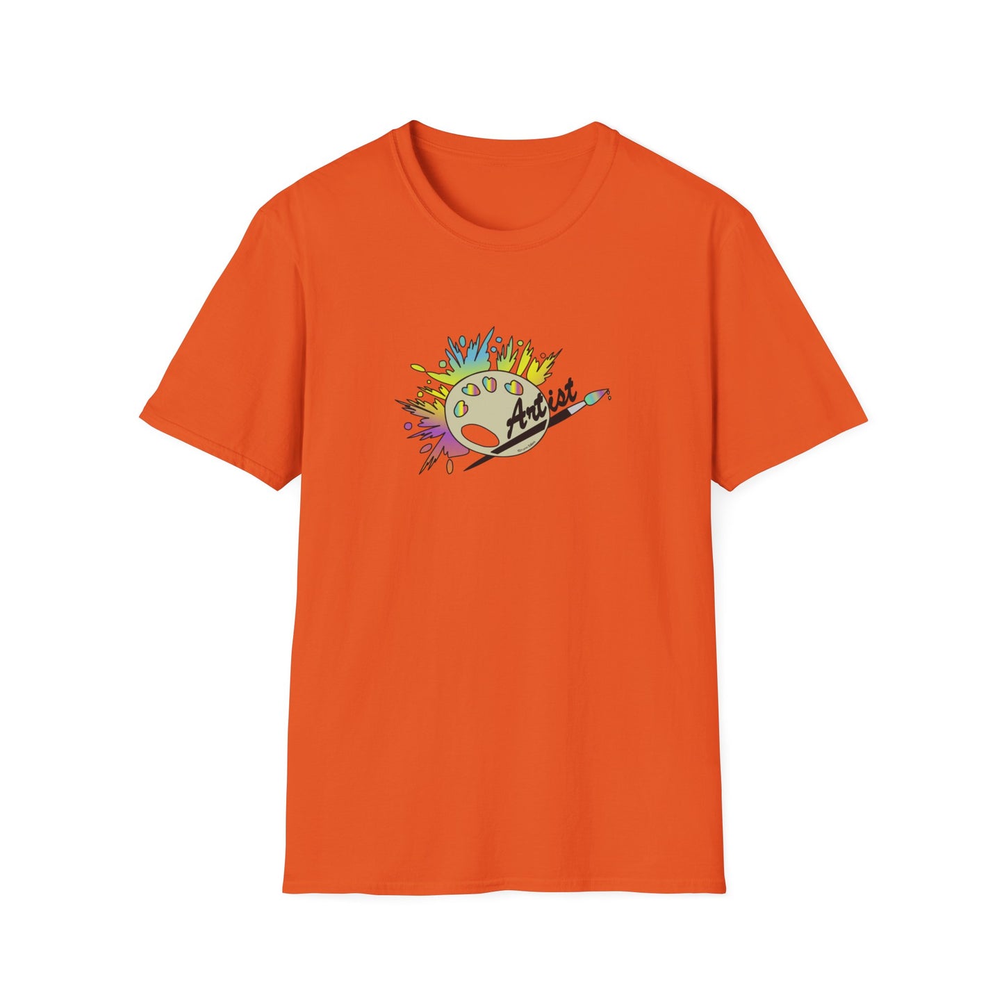 T-Shirt - Unisex Softstyle - Paint, Palette, Brush