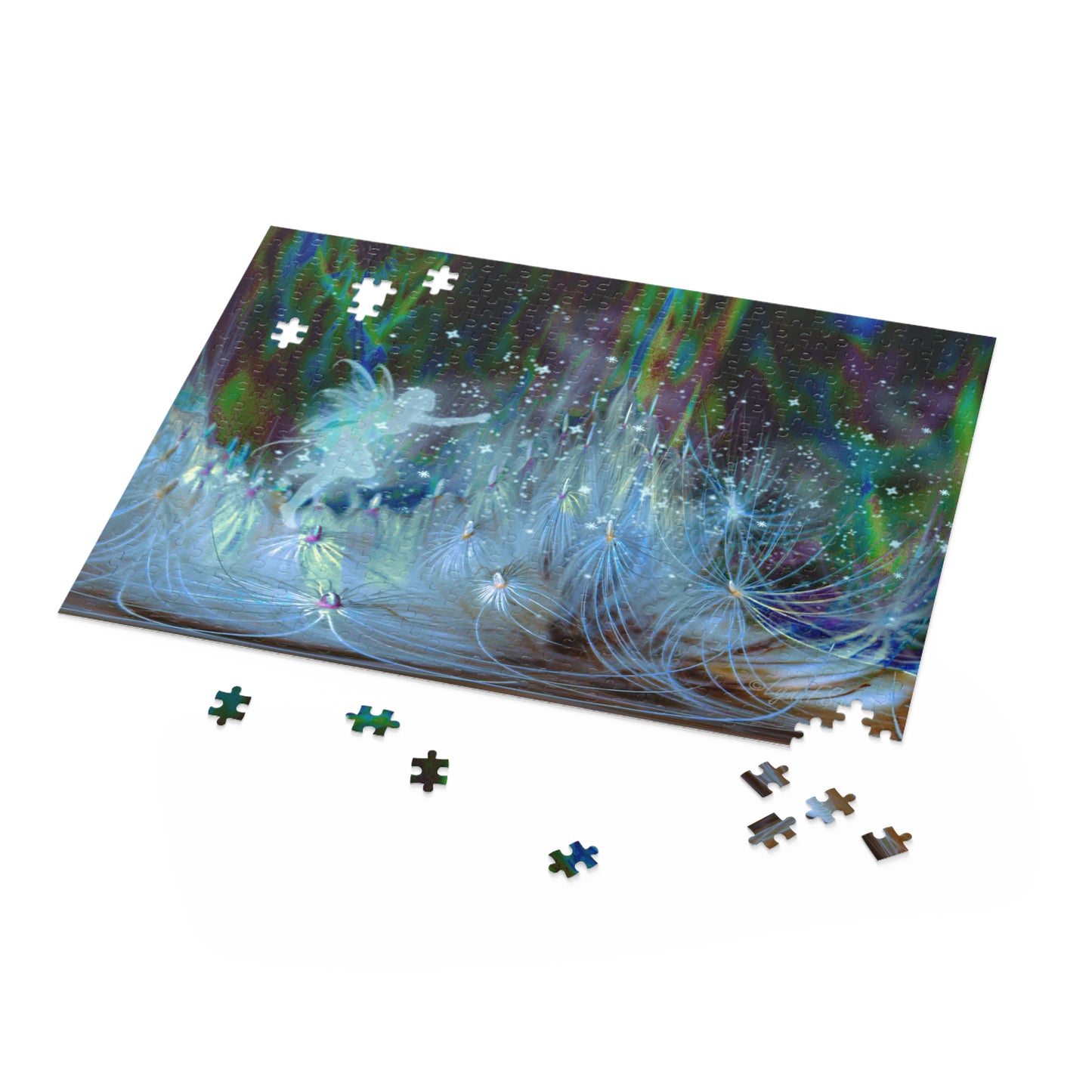 Jigsaw Puzzle - "Midnight Fairy" (14 x 11 inches, 252pcs or 20 x 16 inches, 500pcs) by Lynn Salem Creates