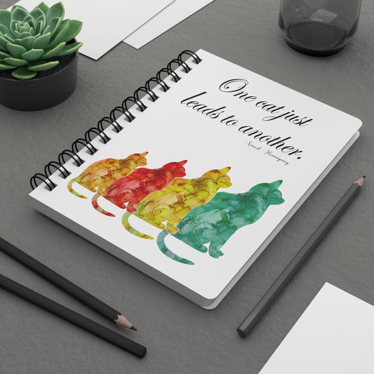 Cats Spiral Journal by Lynn Salem Creates