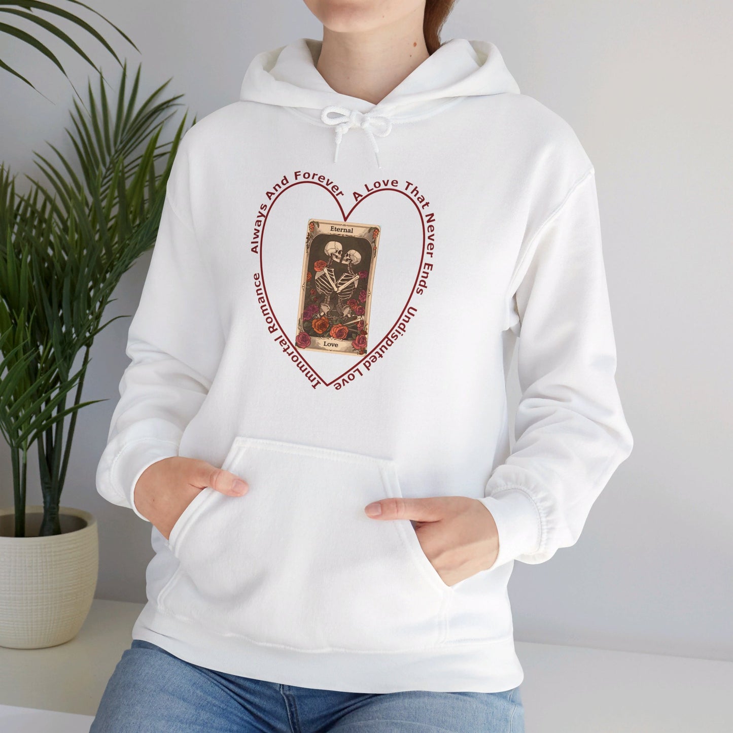 Hooded Sweatshirt-Unisex Heavy Blend™ - Eternal Love by Lynn Salem Creates