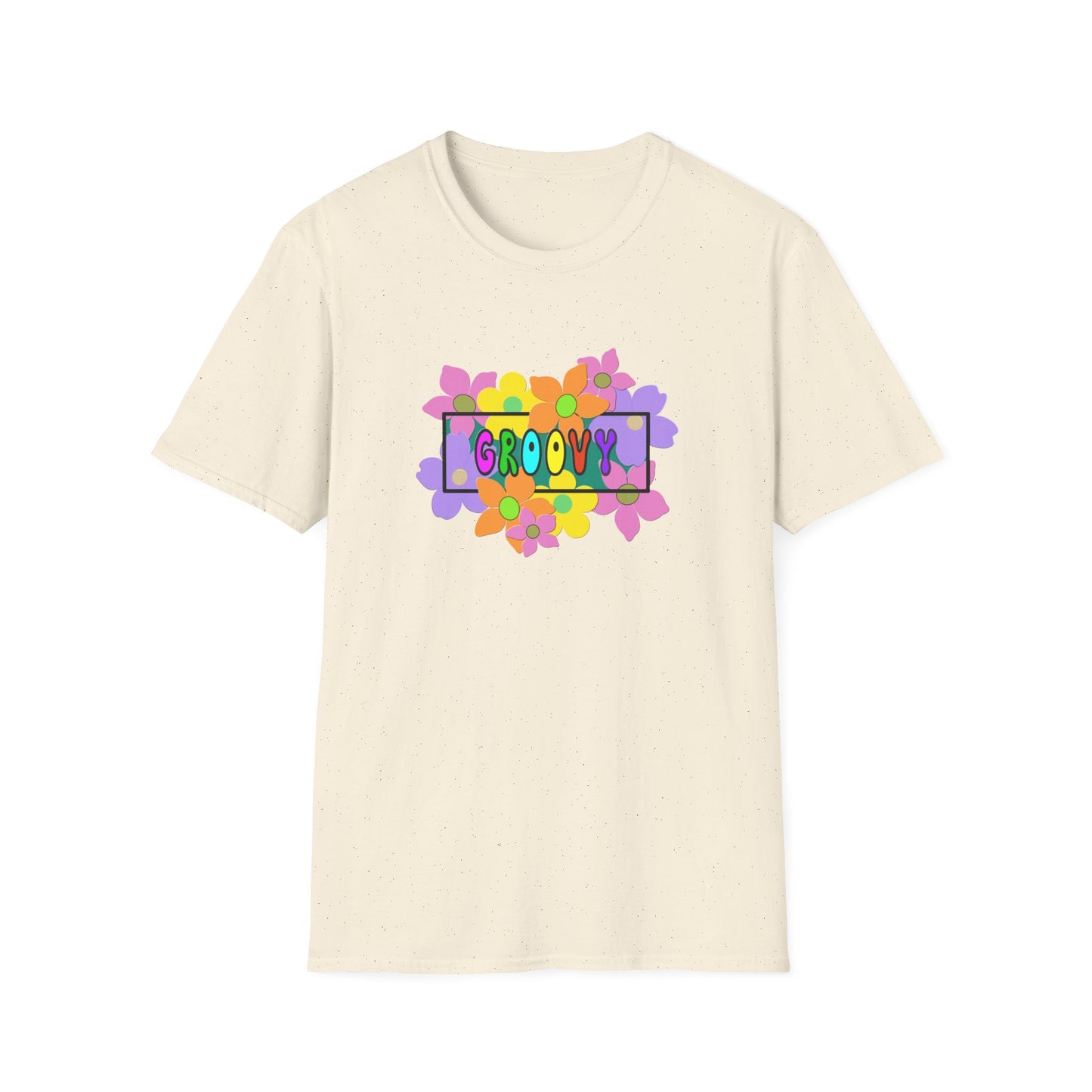 T-Shirt - Unisex Softstyle - GROOVY by Lynn Salem Creates