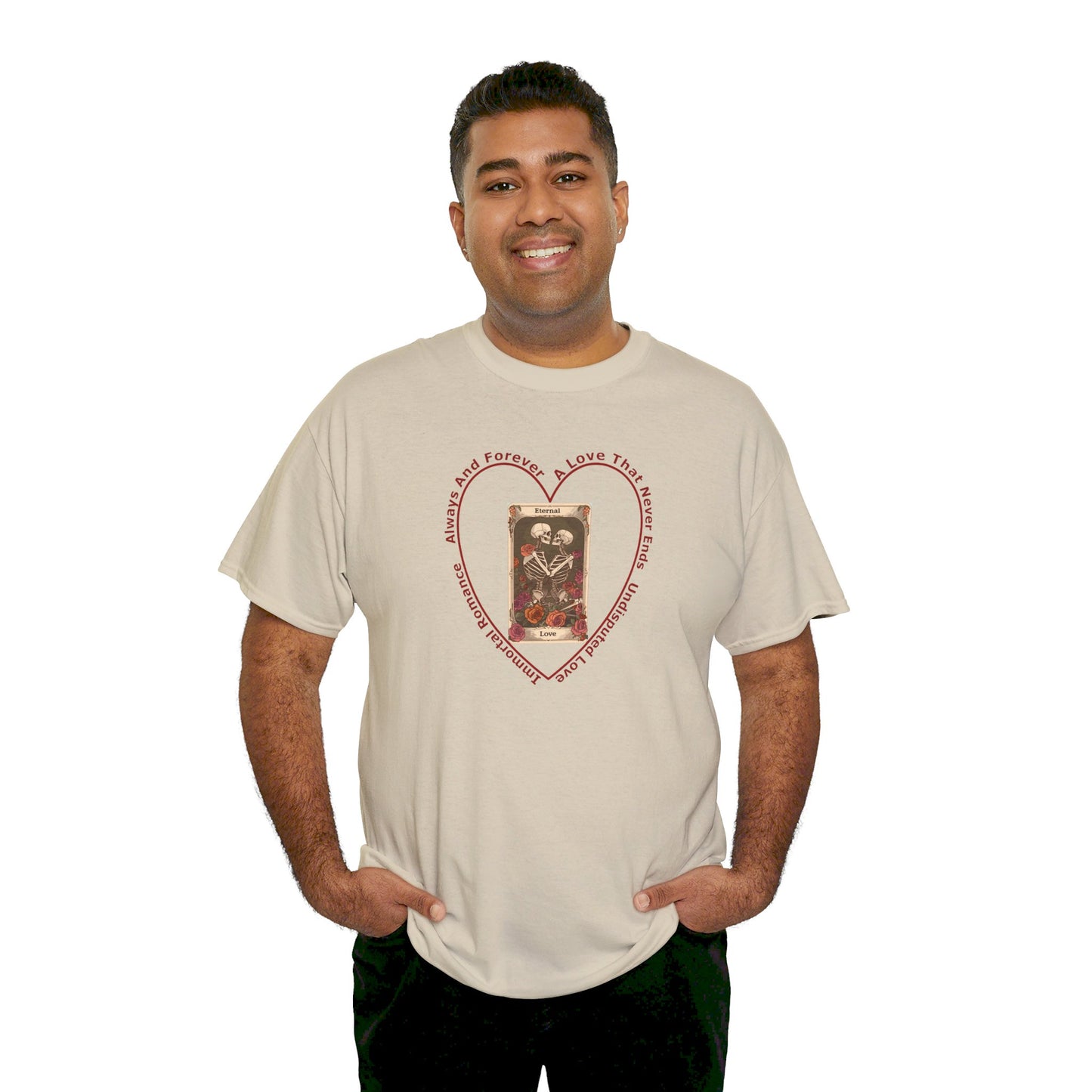 T-Shirt-Unisex Heavy Cotton - Eternal Love by Lynn Salem Creates