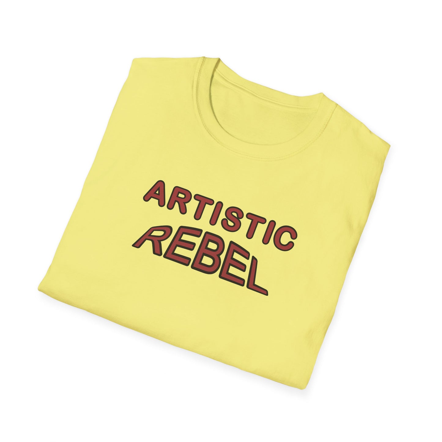T-Shirt - Unisex Softstyle - Artistic Rebel by Lynn Salem Creates