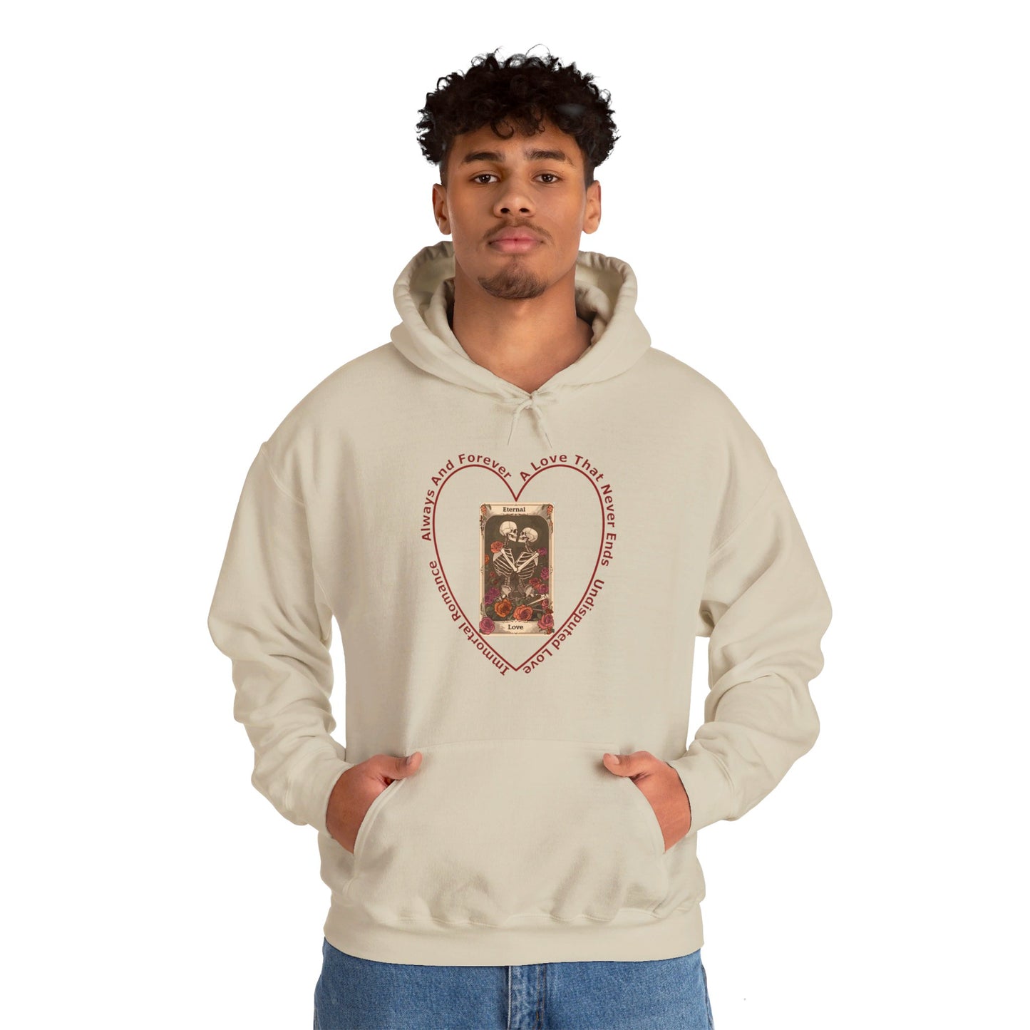 Hooded Sweatshirt-Unisex Heavy Blend™ - Eternal Love by Lynn Salem Creates