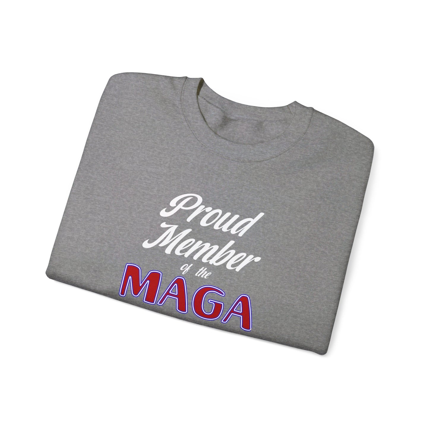 Crewneck Sweatshirt - Unisex Heavy Blend™ - Proud Member of the MAGA Club by Lynn Salem Creates