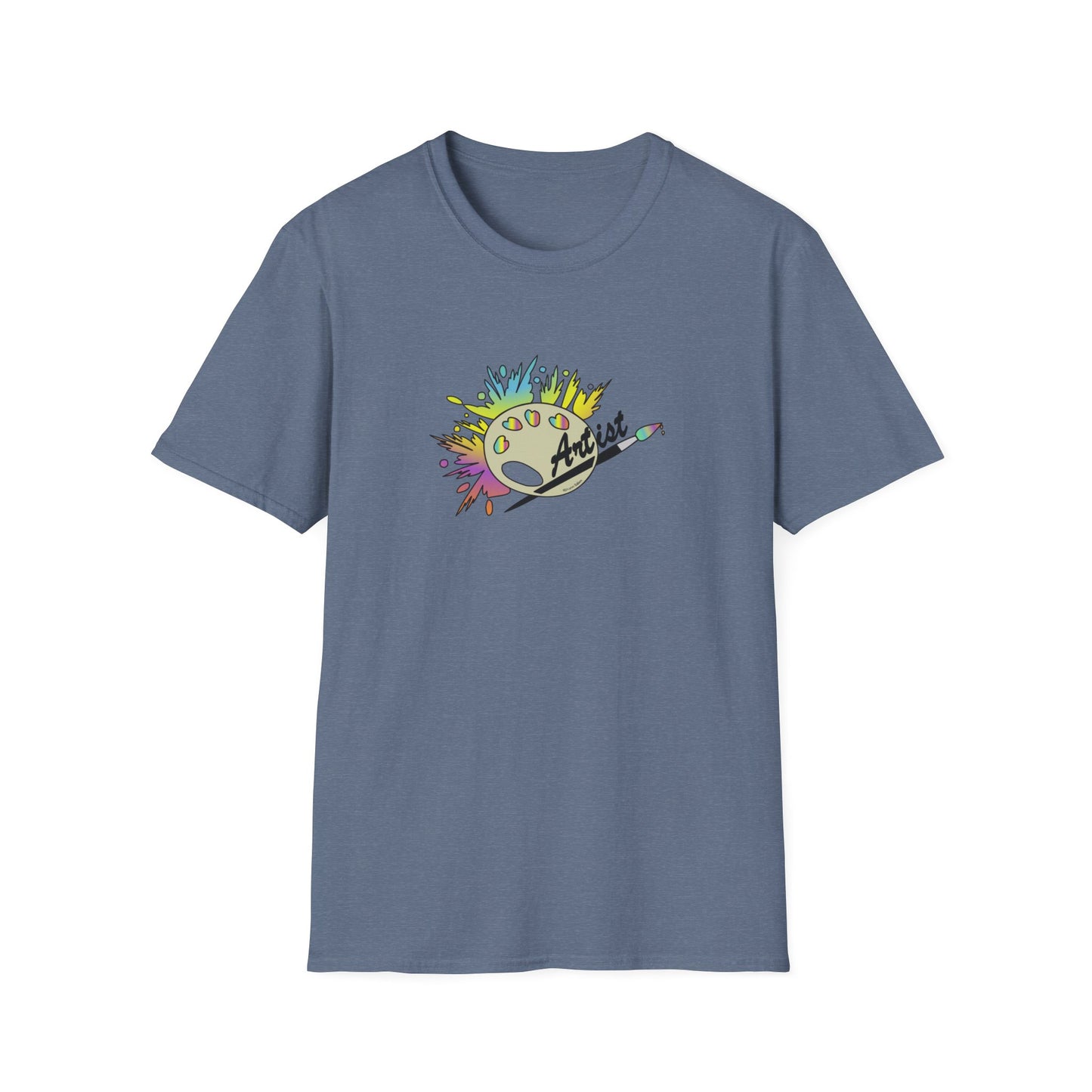 T-Shirt - Unisex Softstyle - Paint, Palette, Brush