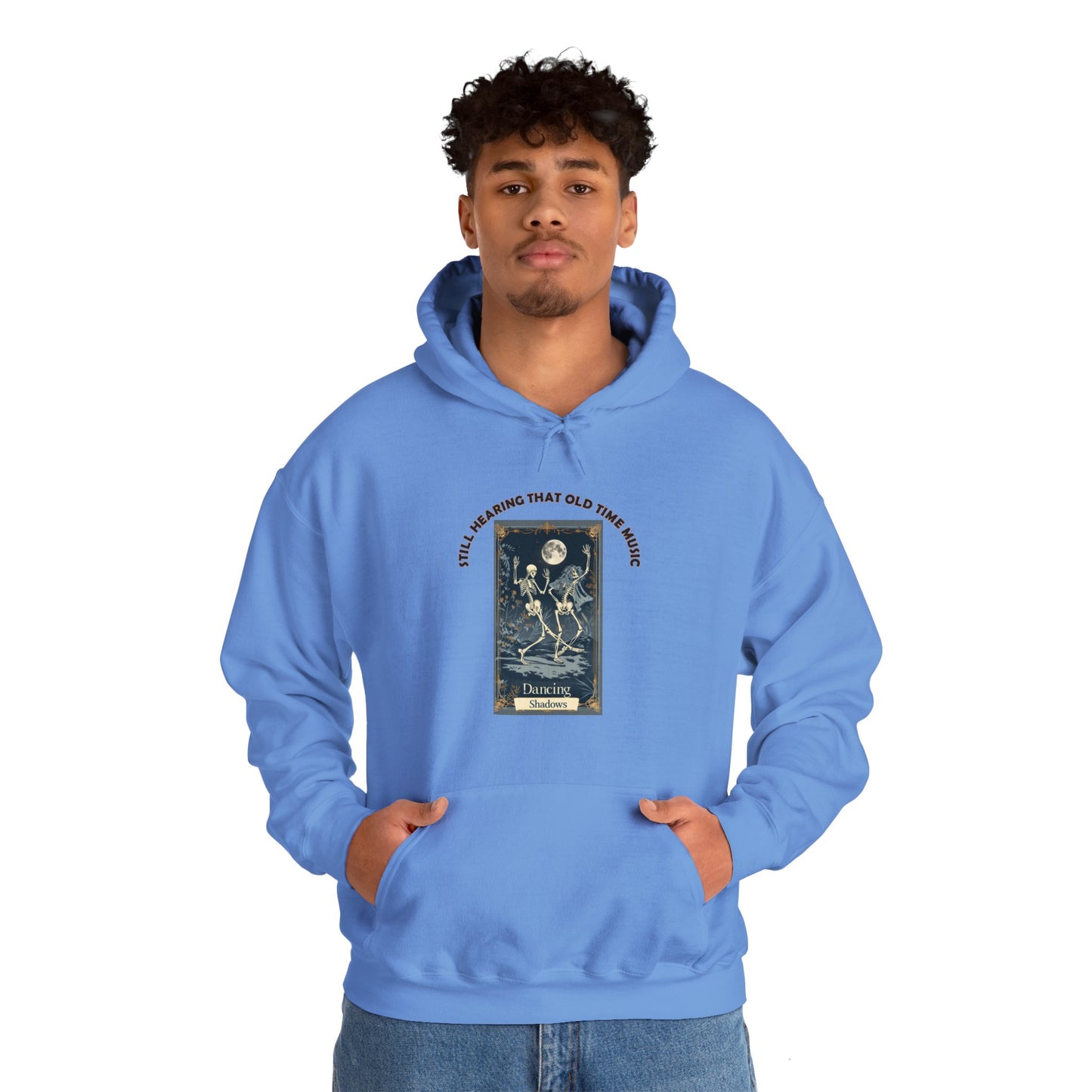 Hooded Sweatshirt-Unisex Heavy Blend™ - Halloween - Still Hearing That Old Time Music by Lynn Salem Creates