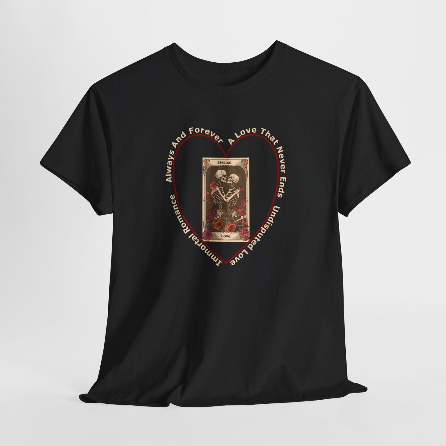 T-Shirt-Unisex Heavy Cotton - Eternal Love 2 by Lynn Salem Creates