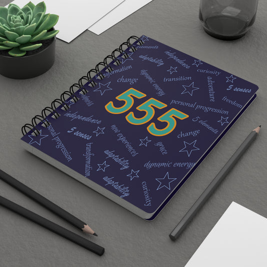 Angel-Spiritual Number 555 Journal by Lynn Salem Creates