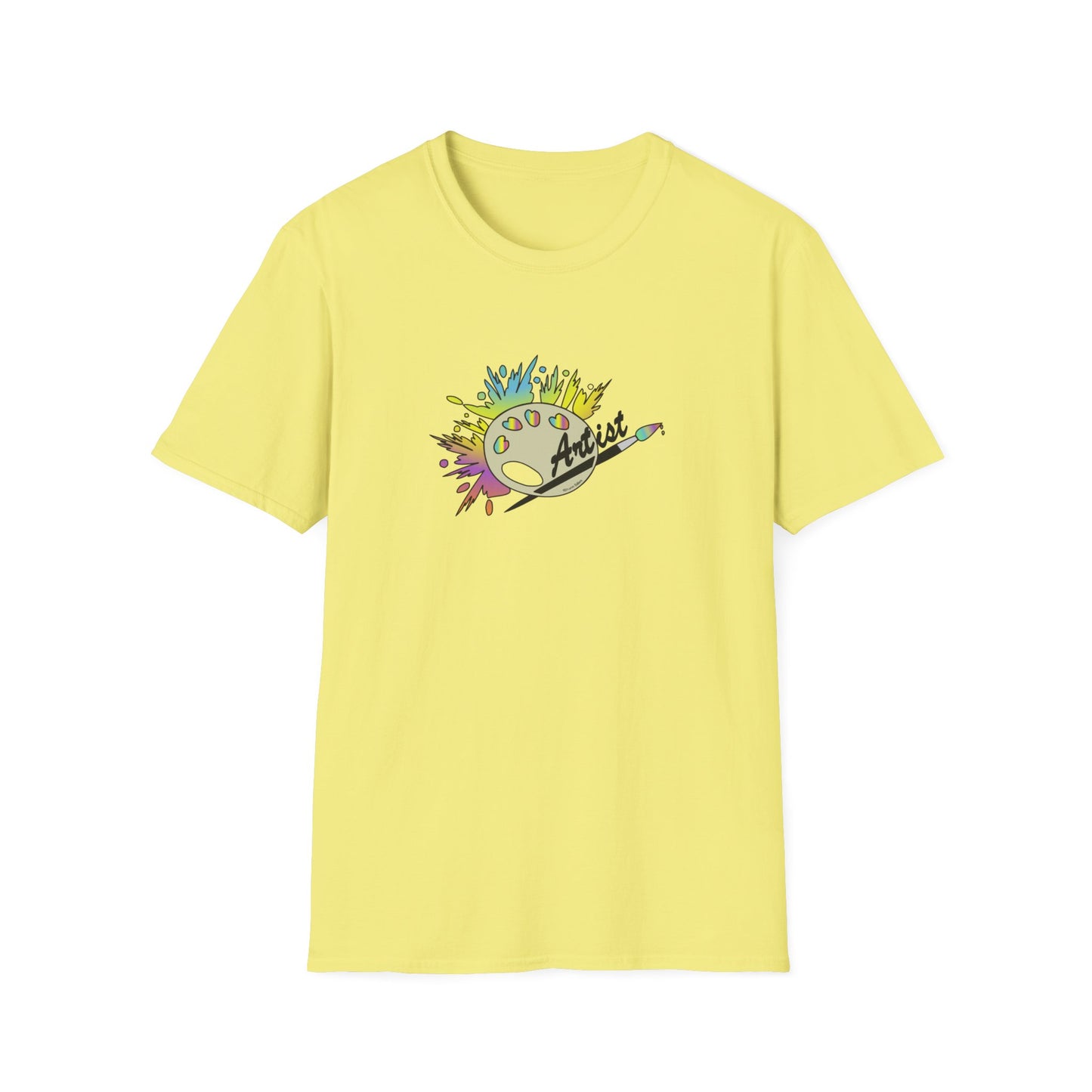 T-Shirt - Unisex Softstyle - Paint, Palette, Brush