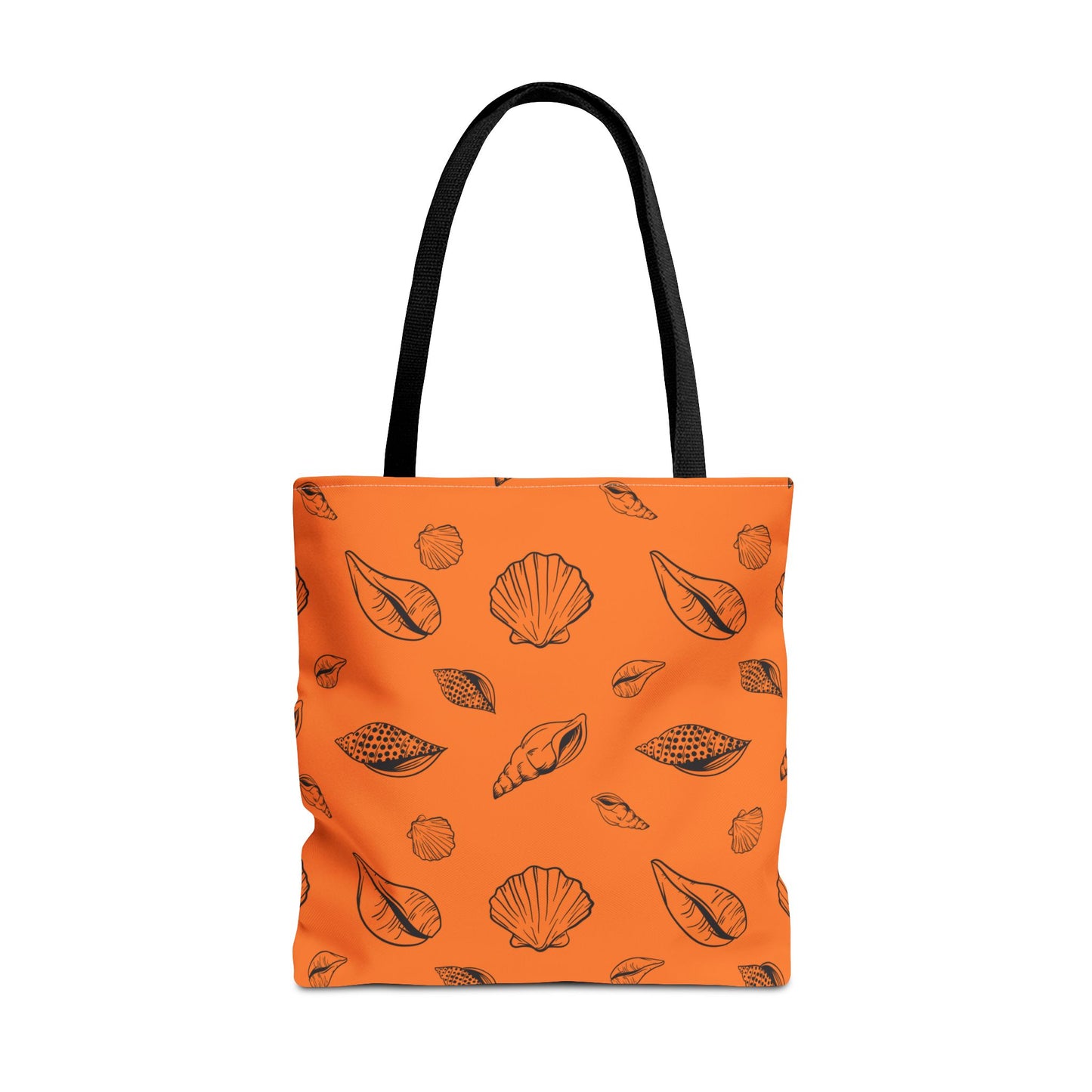 Tote Bag - Orange Sea Shell Design by Lynn Salem Creates