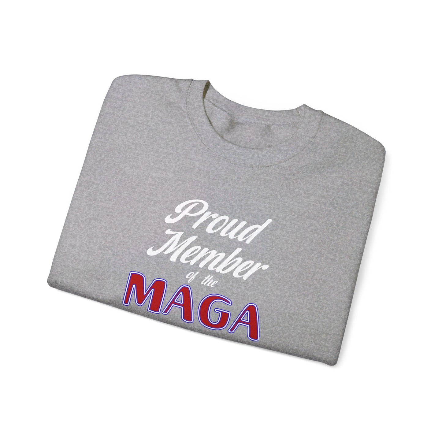 Crewneck Sweatshirt - Unisex Heavy Blend™ - Proud Member of the MAGA Club by Lynn Salem Creates