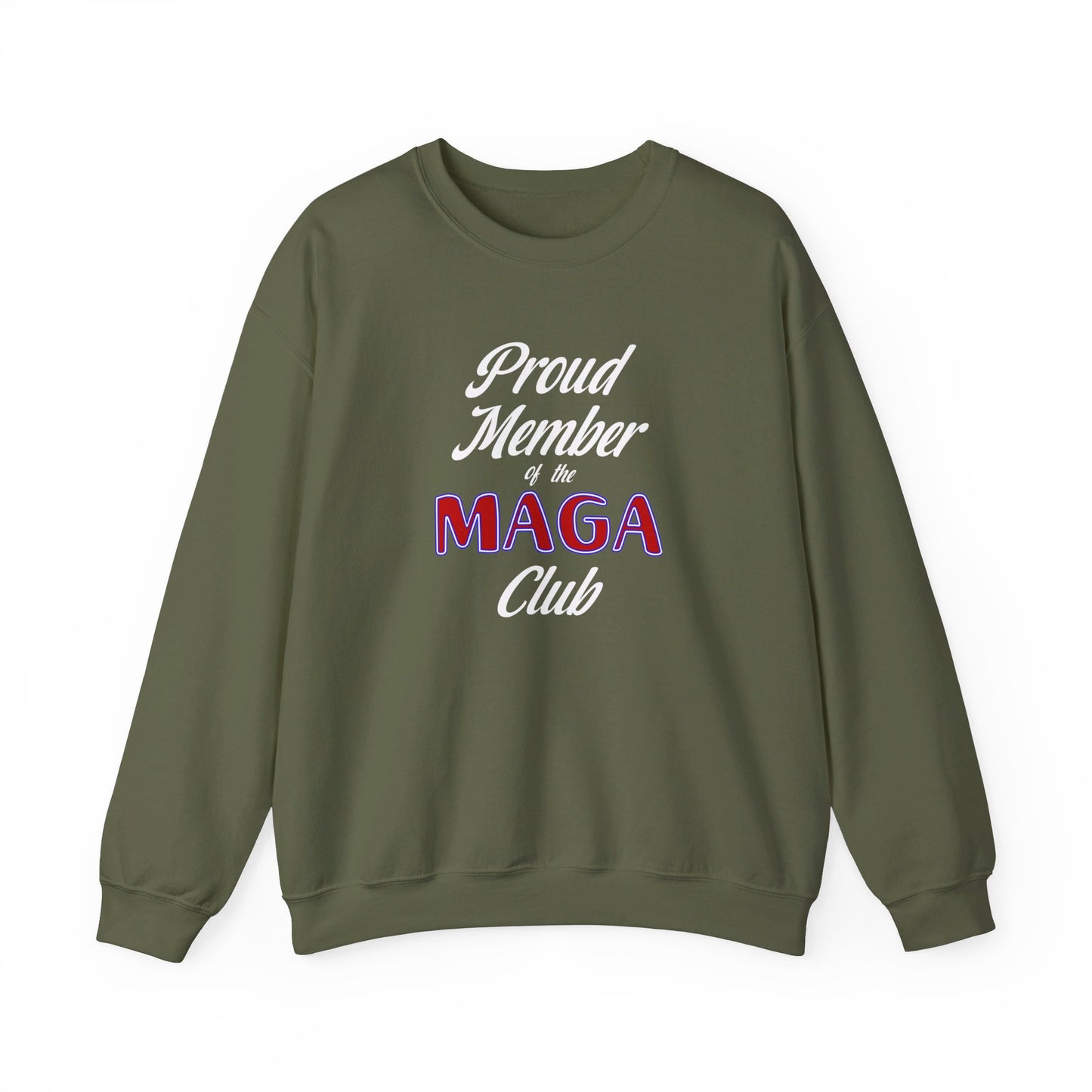 Crewneck Sweatshirt - Unisex Heavy Blend™ - Proud Member of the MAGA Club by Lynn Salem Creates