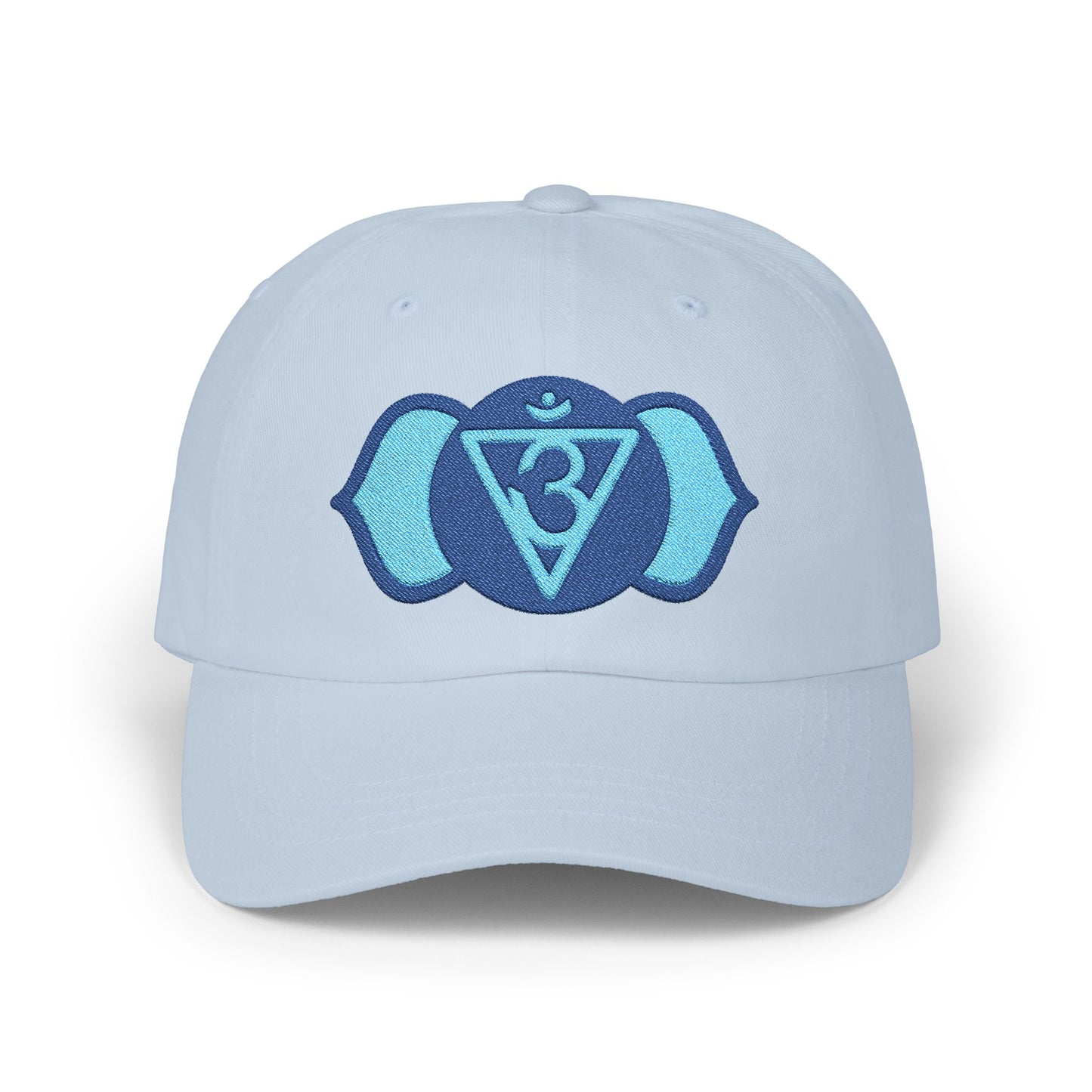Embroidered Classic Dad Cap - Third Eye (Ajna) Symbol Design by Lynn Salem Creates