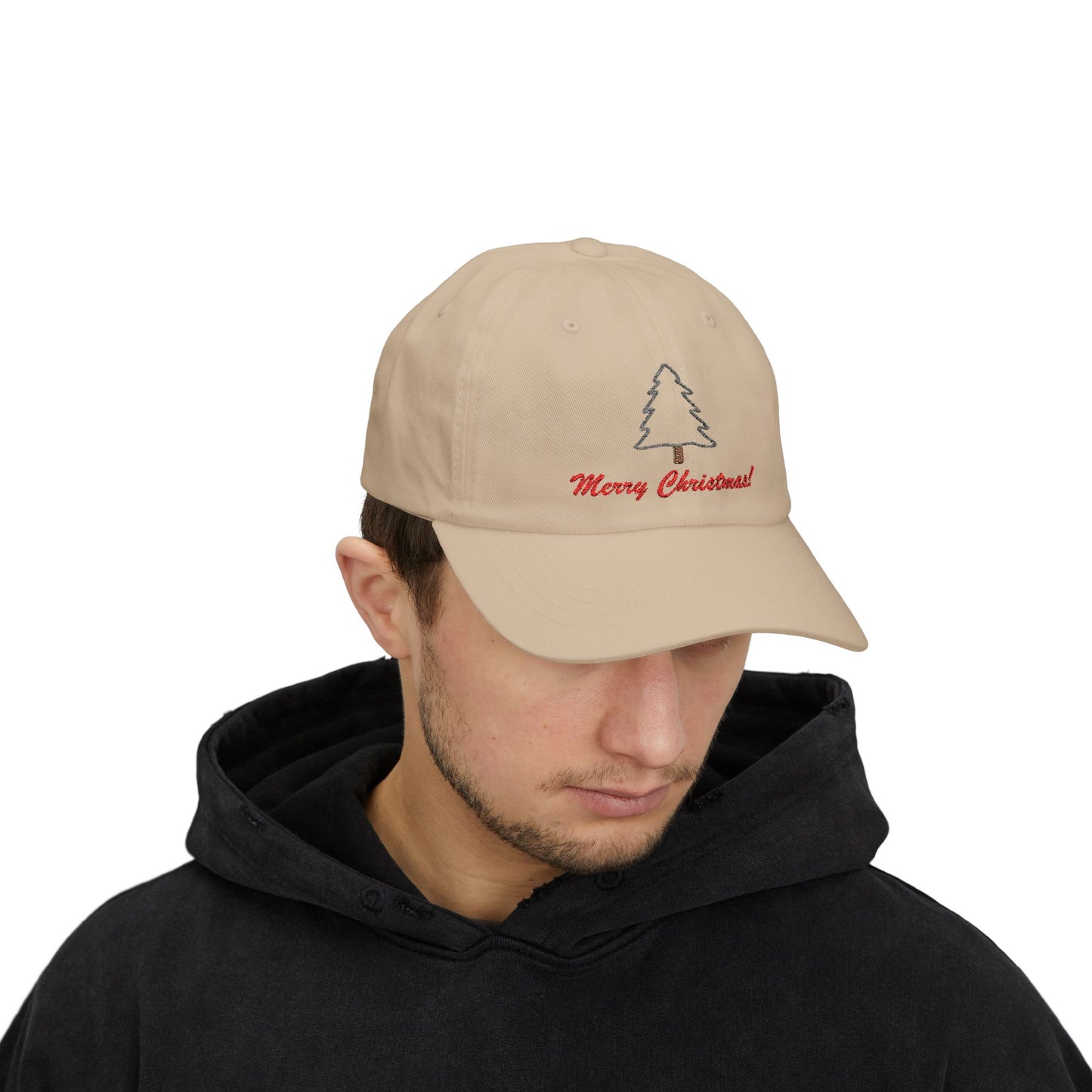 Embroidered Classic Dad Cap - Merry Christmas! by Lynn Salem Creates