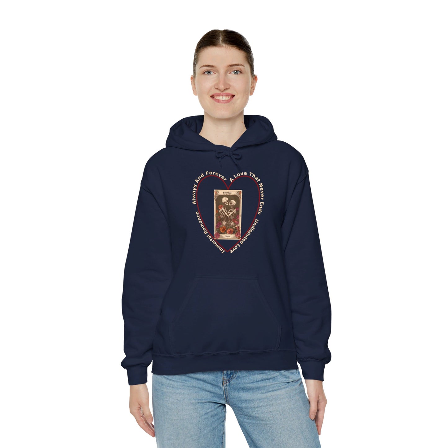 Hooded Sweatshirt-Unisex Heavy Blend™ - Eternal Love 2 by Lynn Salem Creates
