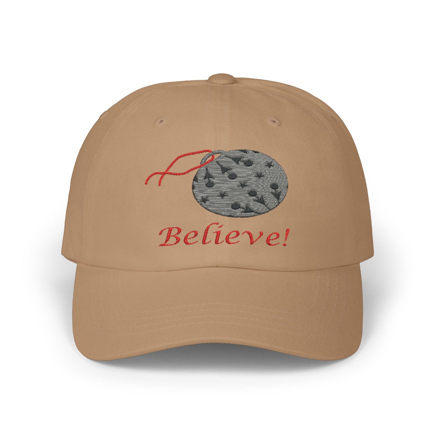 Embroidered Classic Dad Cap - Believe! by Lynn Salem Creates