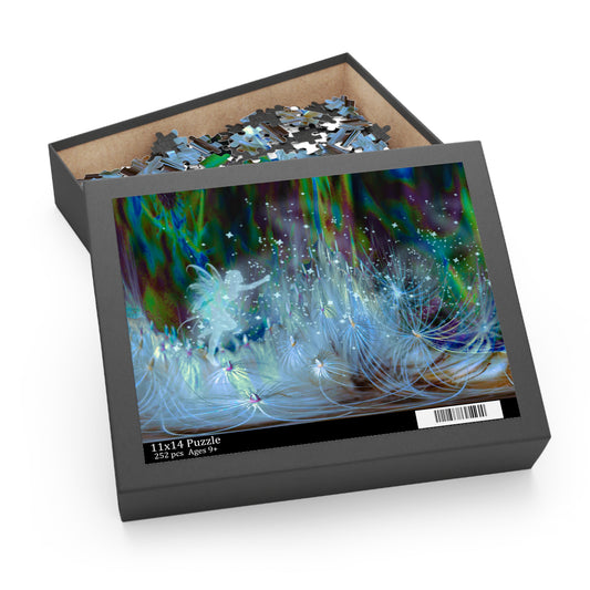 Jigsaw Puzzle - "Midnight Fairy" (14 x 11 inches, 252pcs or 20 x 16 inches, 500pcs) by Lynn Salem Creates