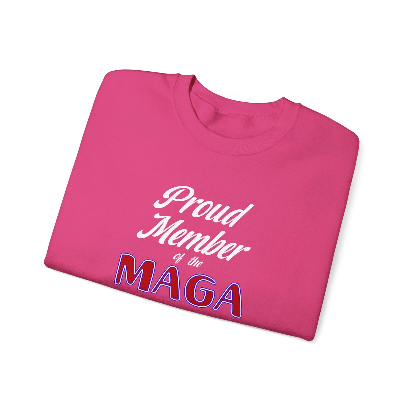 Crewneck Sweatshirt - Unisex Heavy Blend™ - Proud Member of the MAGA Club by Lynn Salem Creates