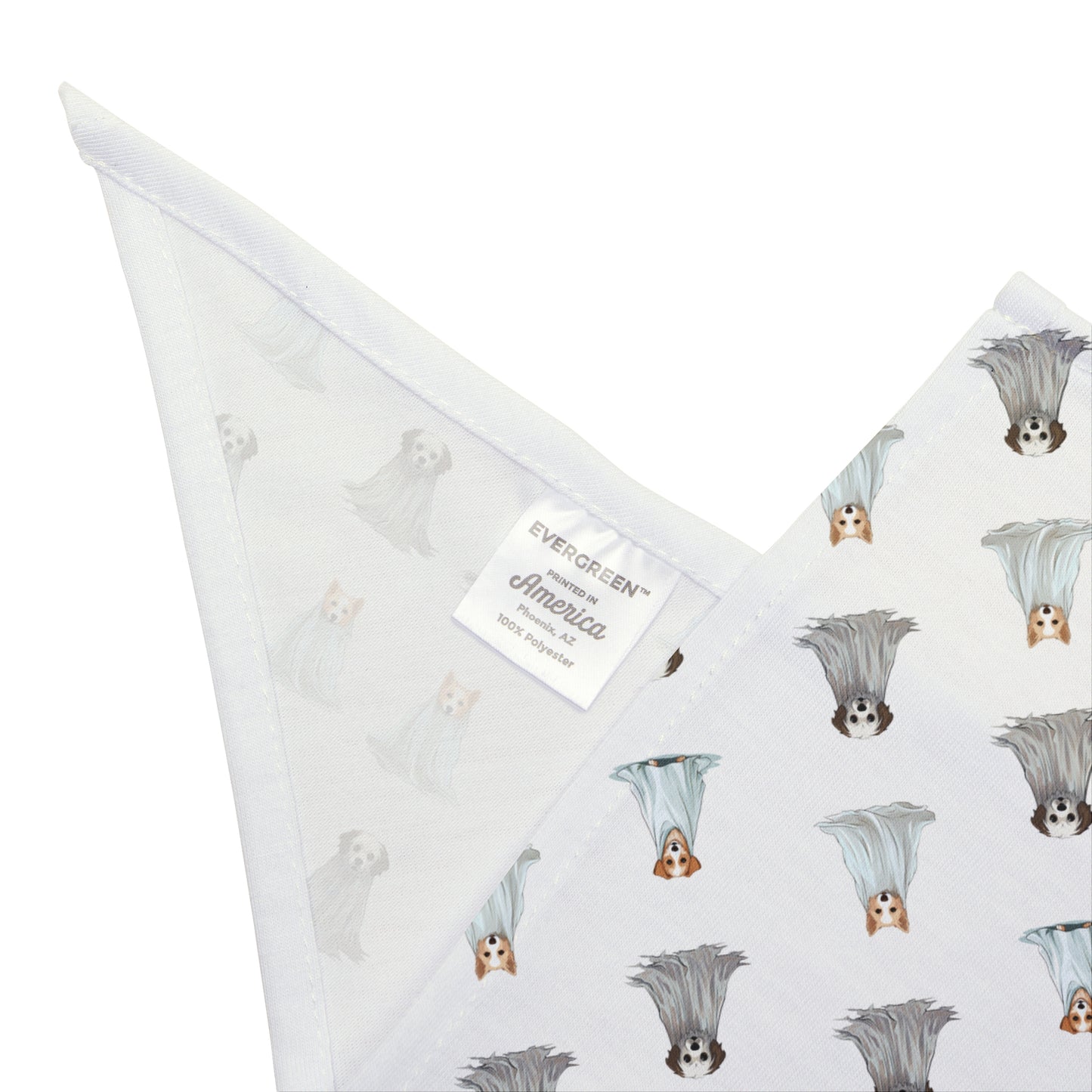 Pet Bandana - Halloween (Dog Ghosts) by Lynn Salem Creates