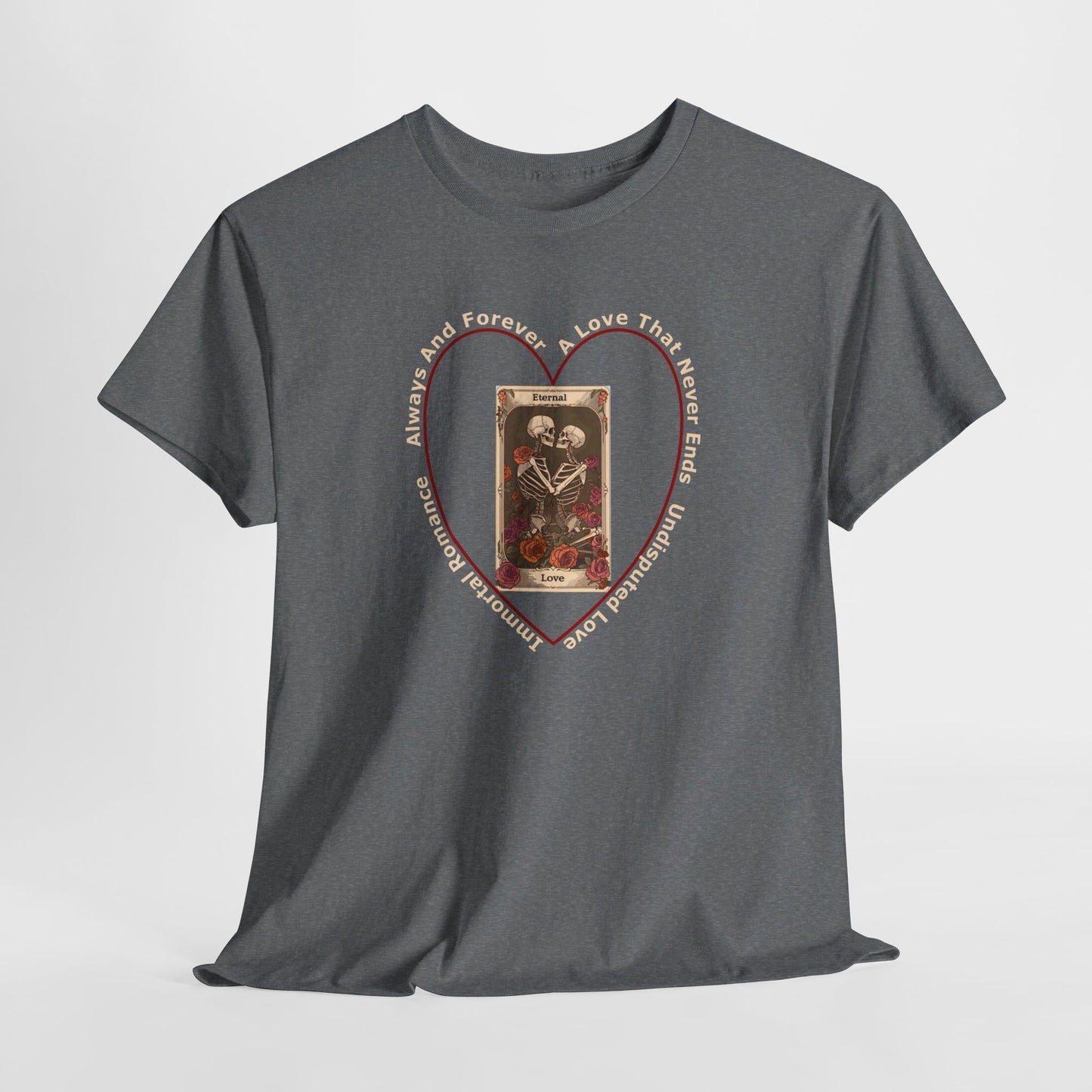 T-Shirt-Unisex Heavy Cotton - Eternal Love 2 by Lynn Salem Creates