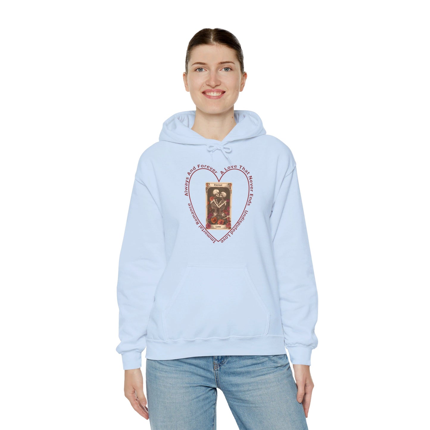 Hooded Sweatshirt-Unisex Heavy Blend™ - Eternal Love by Lynn Salem Creates