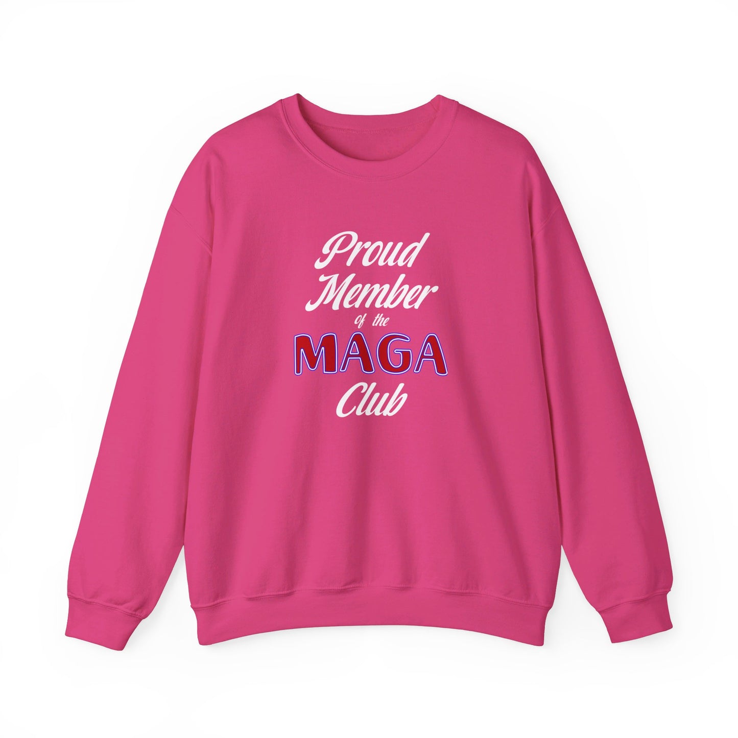 Crewneck Sweatshirt - Unisex Heavy Blend™ - Proud Member of the MAGA Club by Lynn Salem Creates