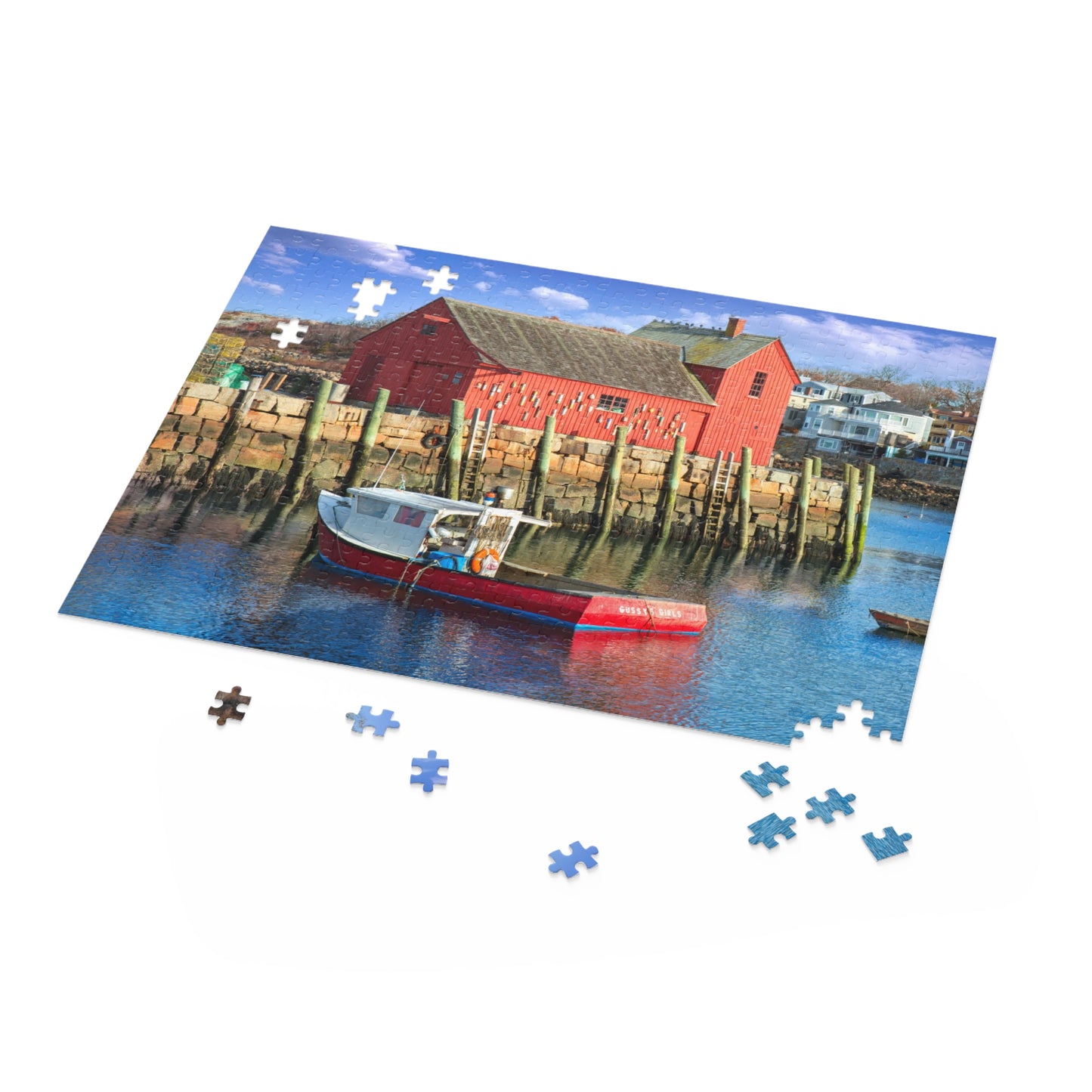 Jigsaw Puzzle - Motif No. 1 (14 in x 11 in 252 pcs, 20 in x 16 in 500 pcs) by Lynn Salem Creates