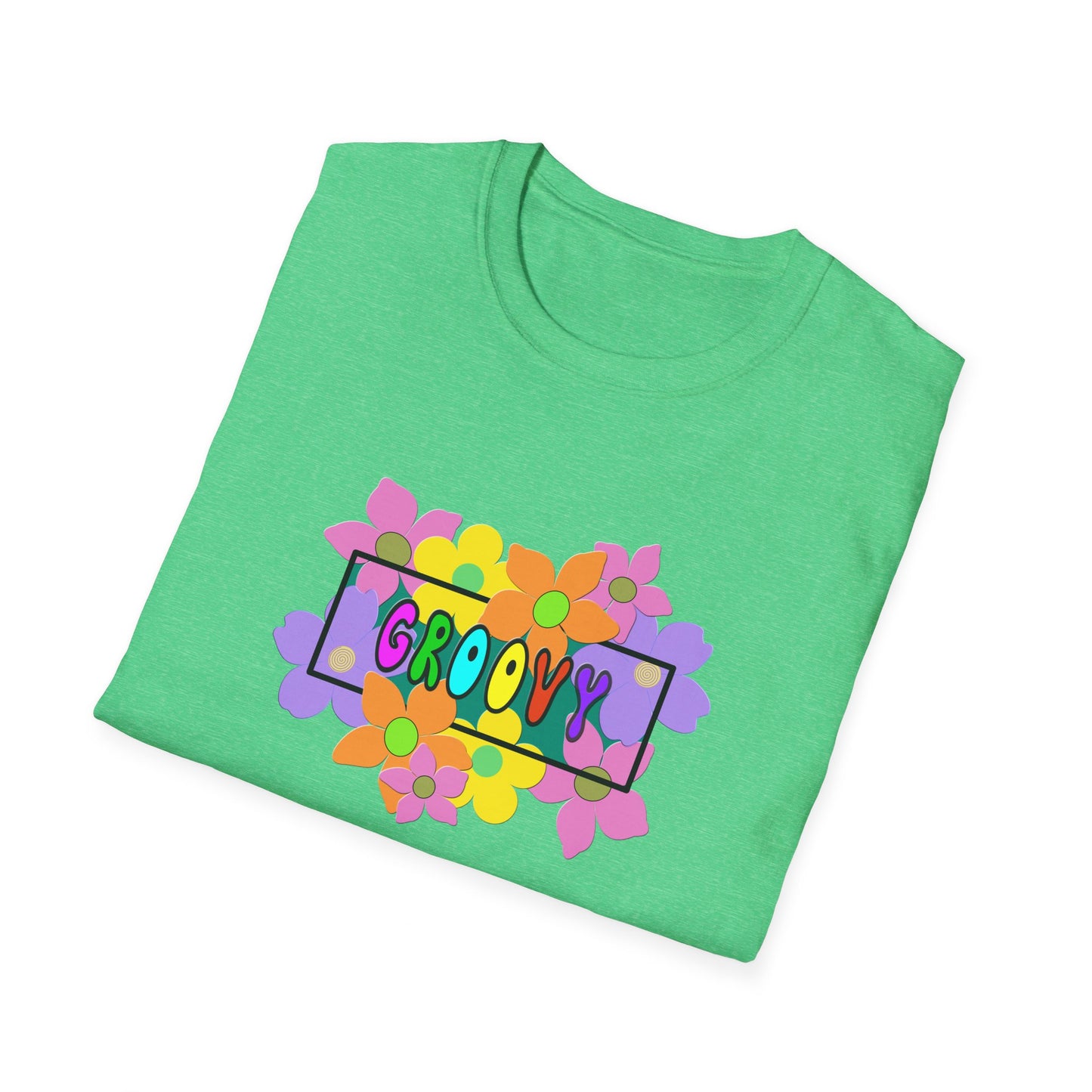 T-Shirt - Unisex Softstyle - GROOVY by Lynn Salem Creates