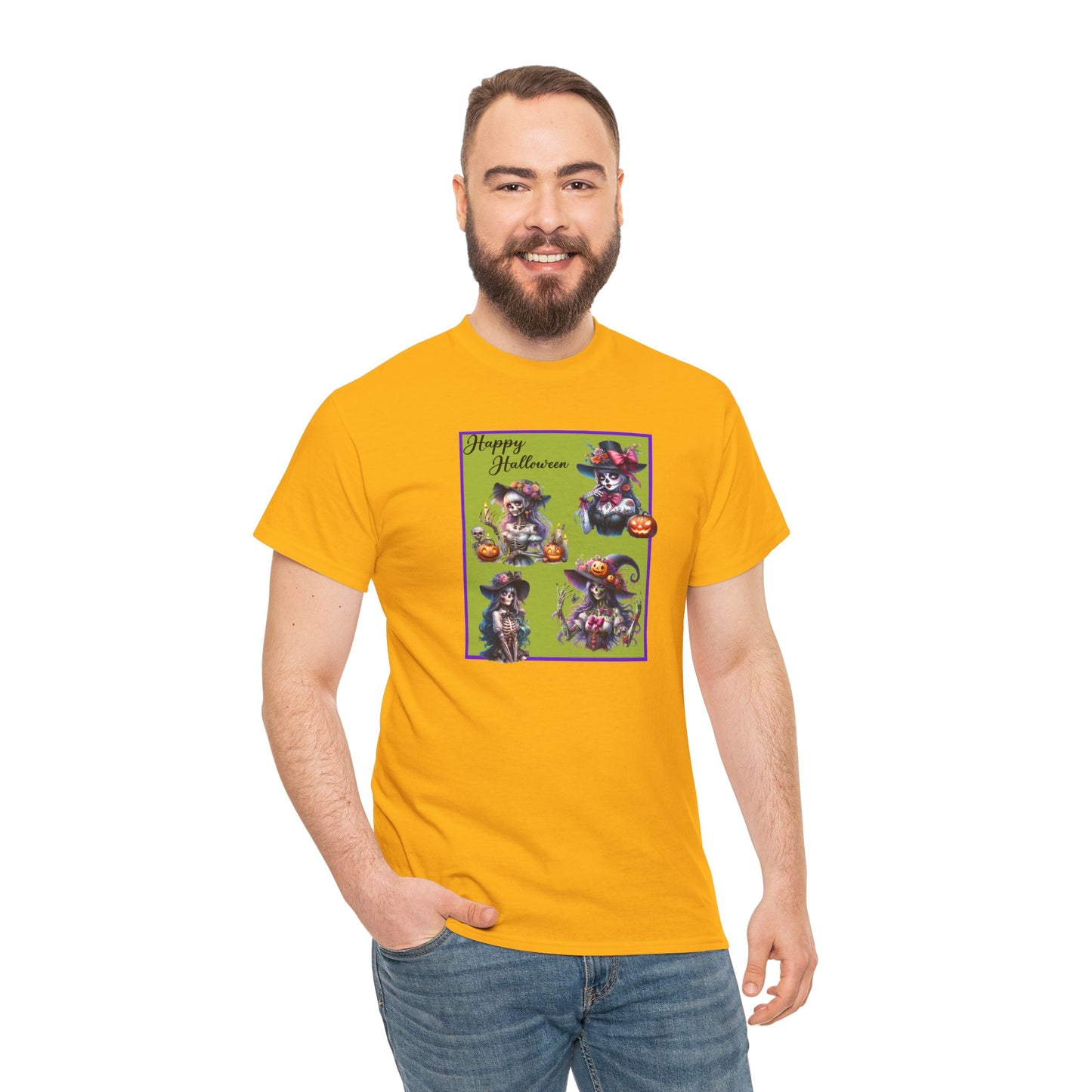 T-Shirt - Halloween - Pretty Lady Skeletons by Lynn Salem Creates