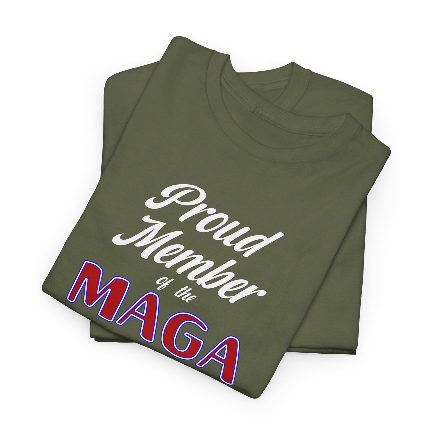 T-Shirt - Unisex Heavy Cotton - Proud Member of the MAGA Club by Lynn Salem Creates