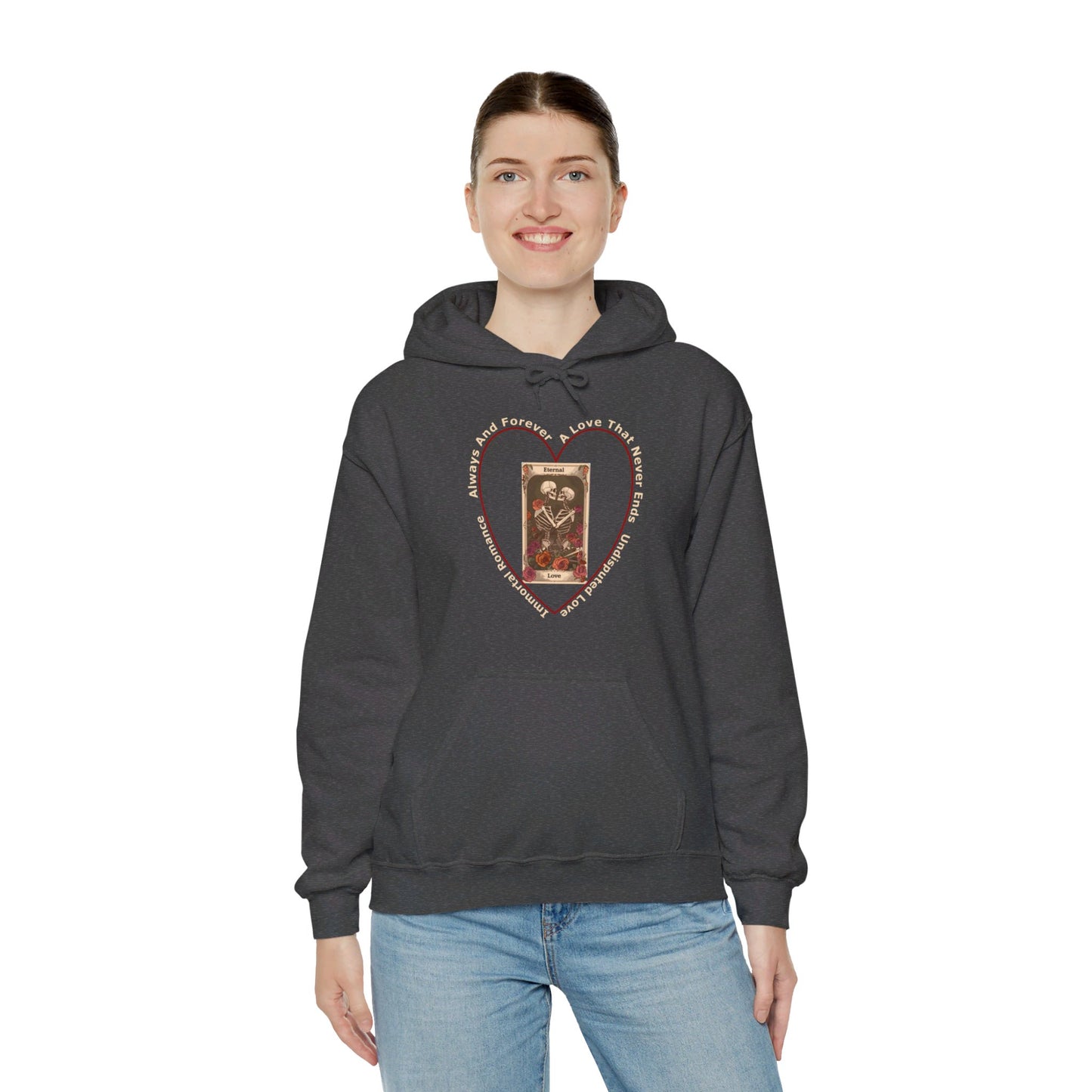 Hooded Sweatshirt-Unisex Heavy Blend™ - Eternal Love 2 by Lynn Salem Creates