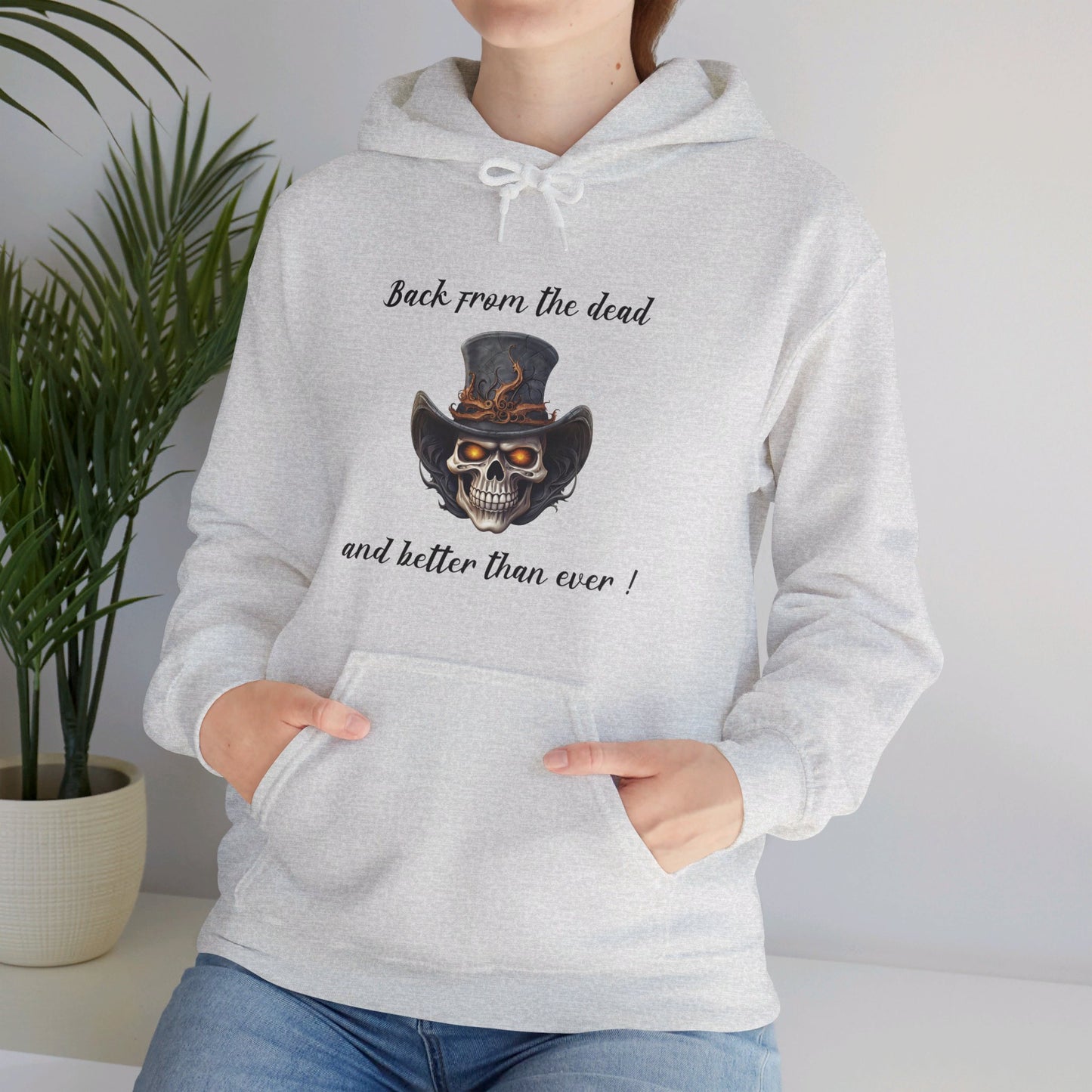 Hooded Sweatshirt-Unisex Heavy Blend™ - Back From the Dead by Lynn Salem Creates