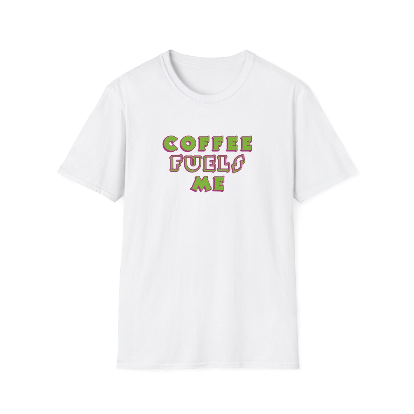 T-Shirt - Unisex Softstyle - Coffee Fuels Me